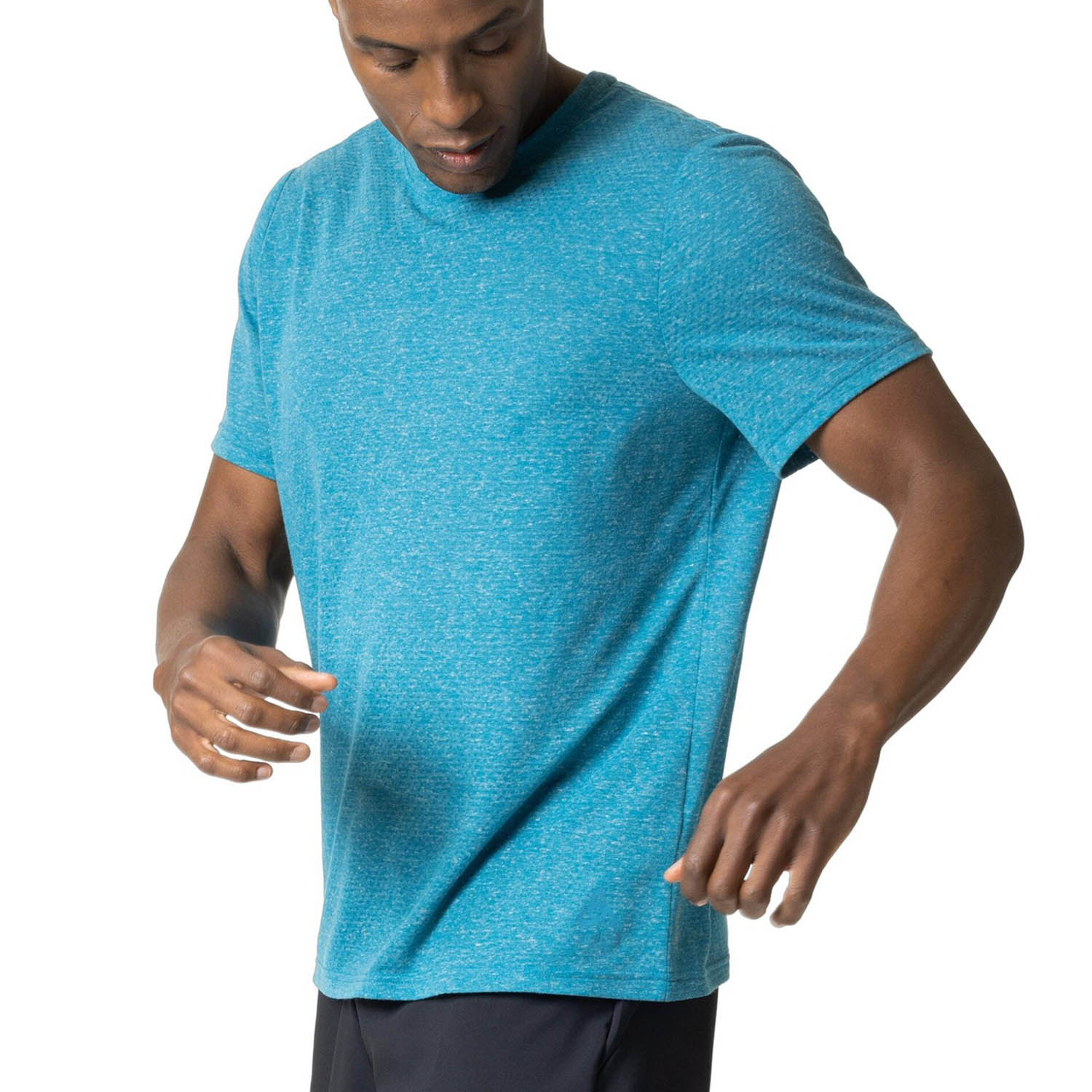 Odlo Crew Active 365 Camiseta de Running Hombre - Saxony Blue