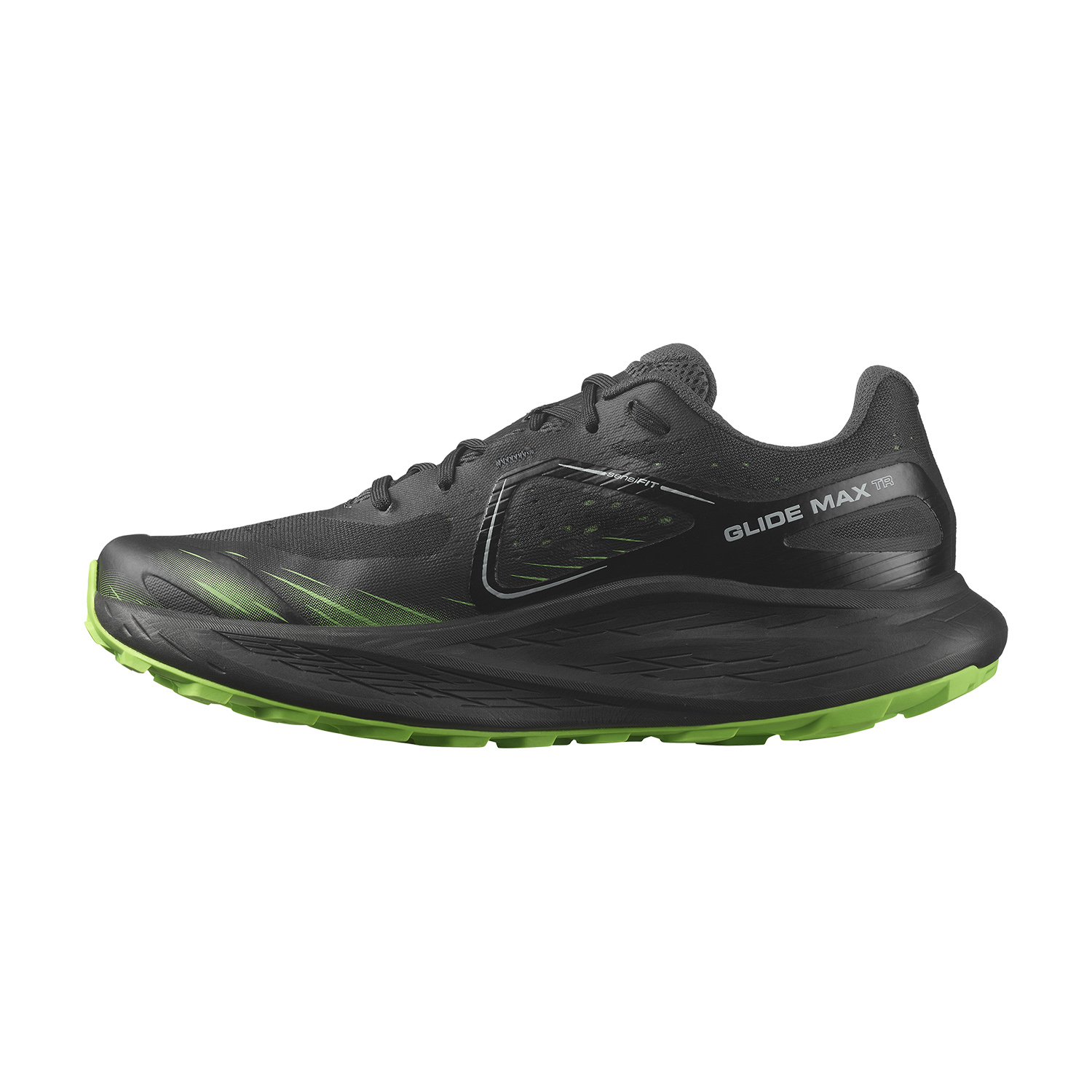 Salomon Glide Max TR - India Ink/Black/Green Gecko