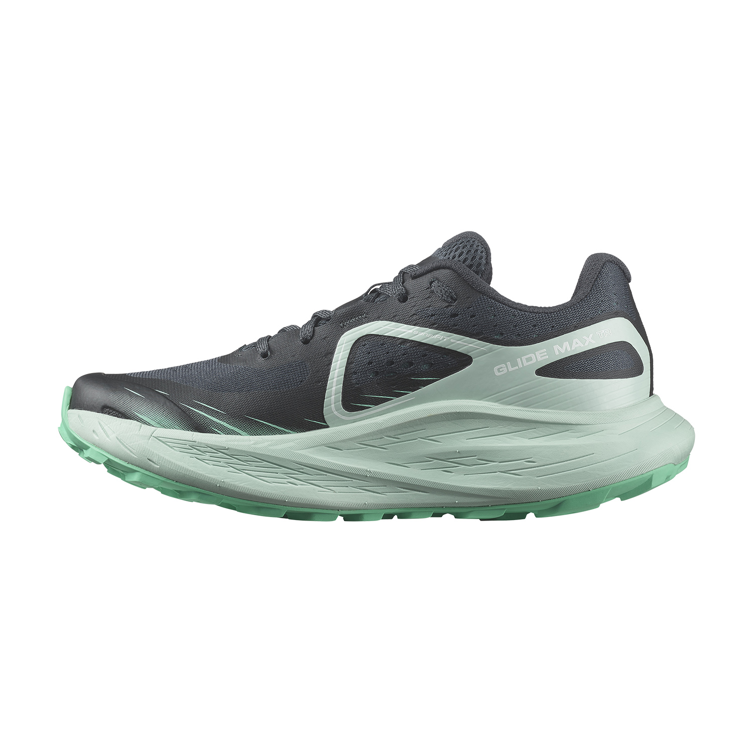 Salomon Glide Max TR - Ebony/Blue Haze/Cockatoo