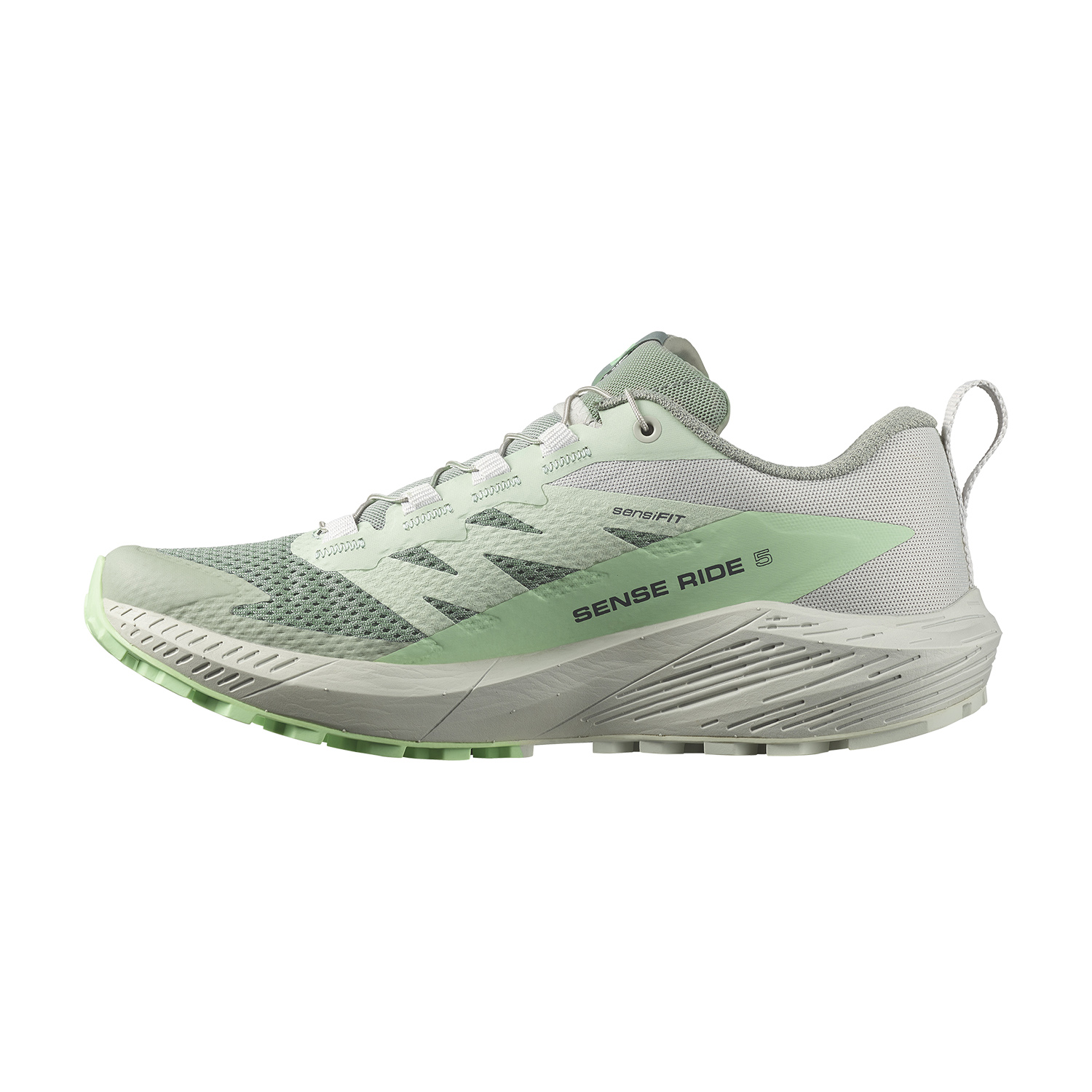 Salomon Sense Ride 5 - Lily Pad/Metal/Green Ash