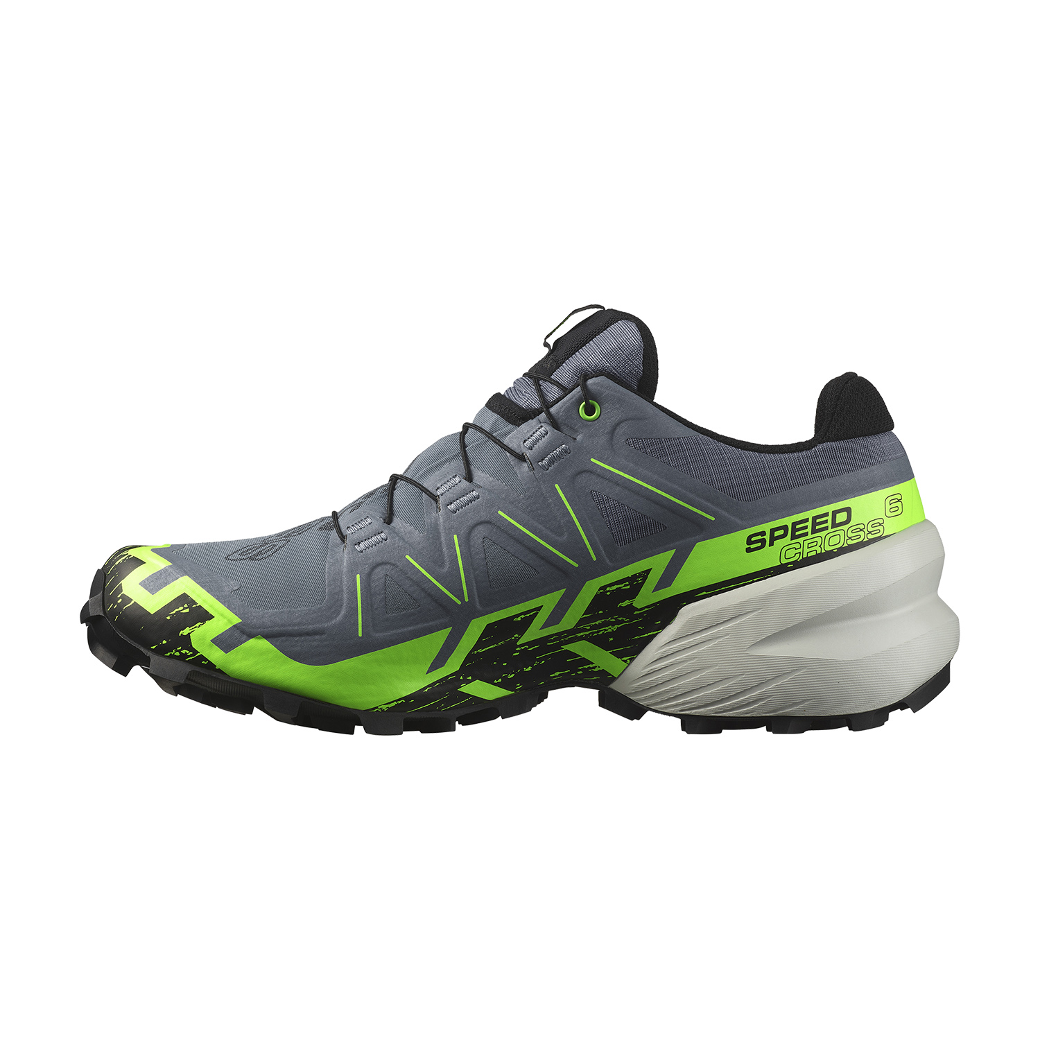 Salomon Speedcross 6 GTX - Flint Stone/Green Gecko/Black