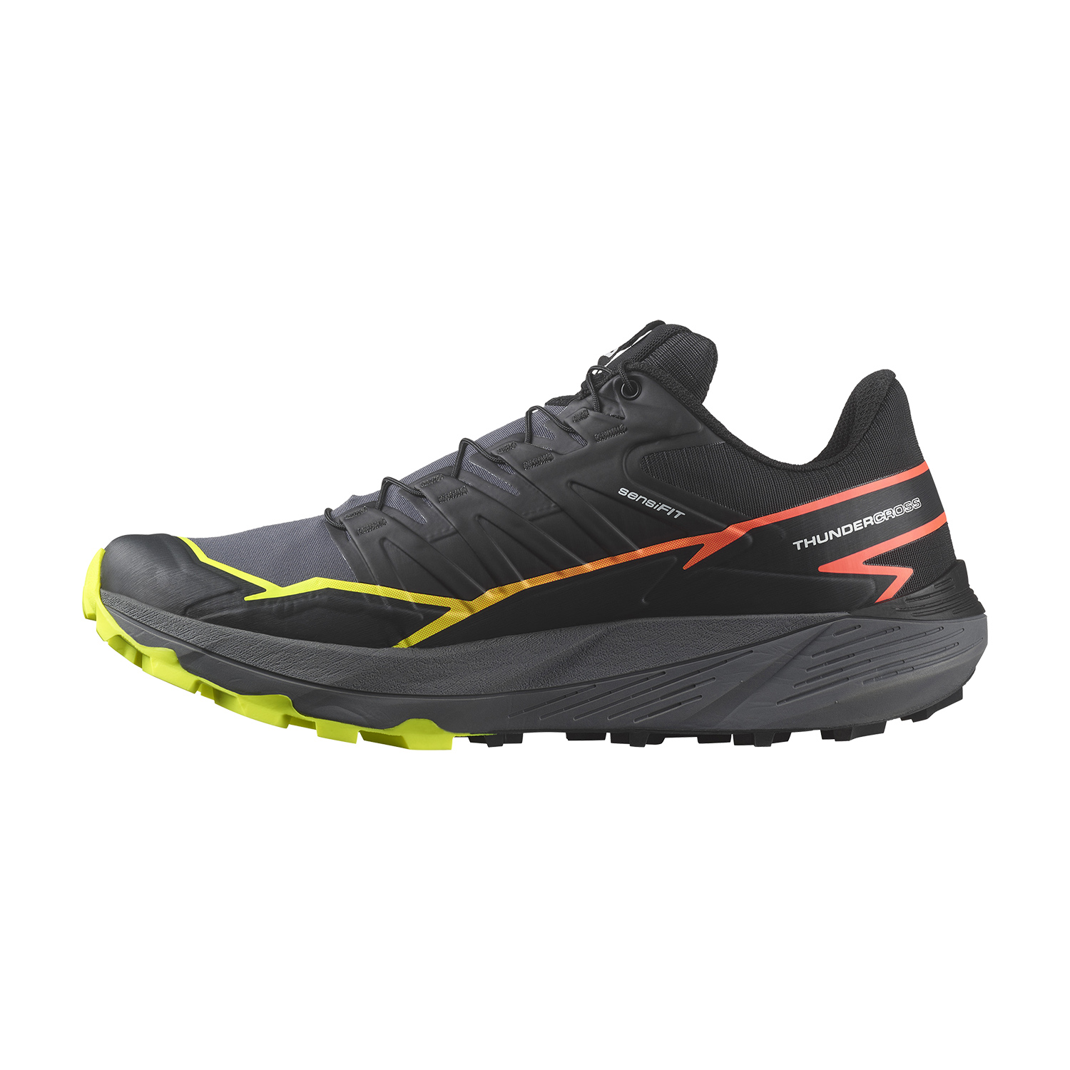 Salomon Thundercross - Black/Quiet Shade/Fiery Coral