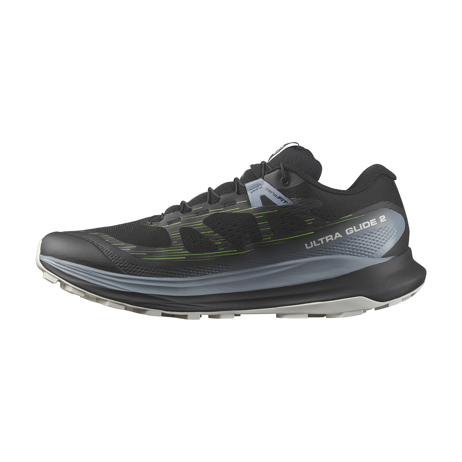 Salomon Ultra Glide 2 - Black/Flint Stone/Green Gecko