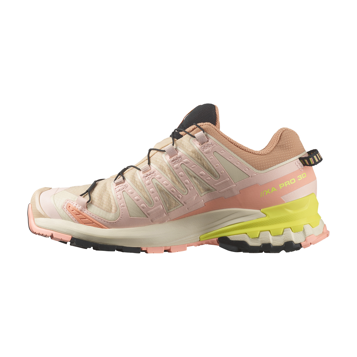 Salomon XA Pro 3D V9 GTX - Hazelnut/English Rose/Safety Yellow