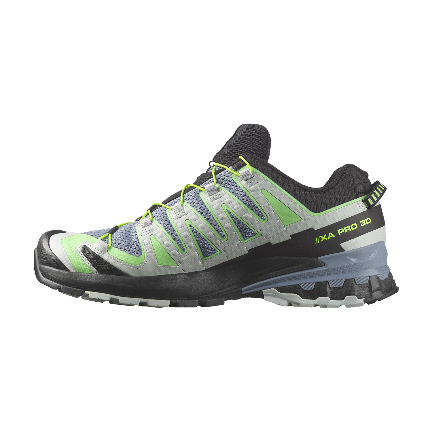 Salomon XA Pro 3D V9 - Flint Stone/Green Gecko/Black