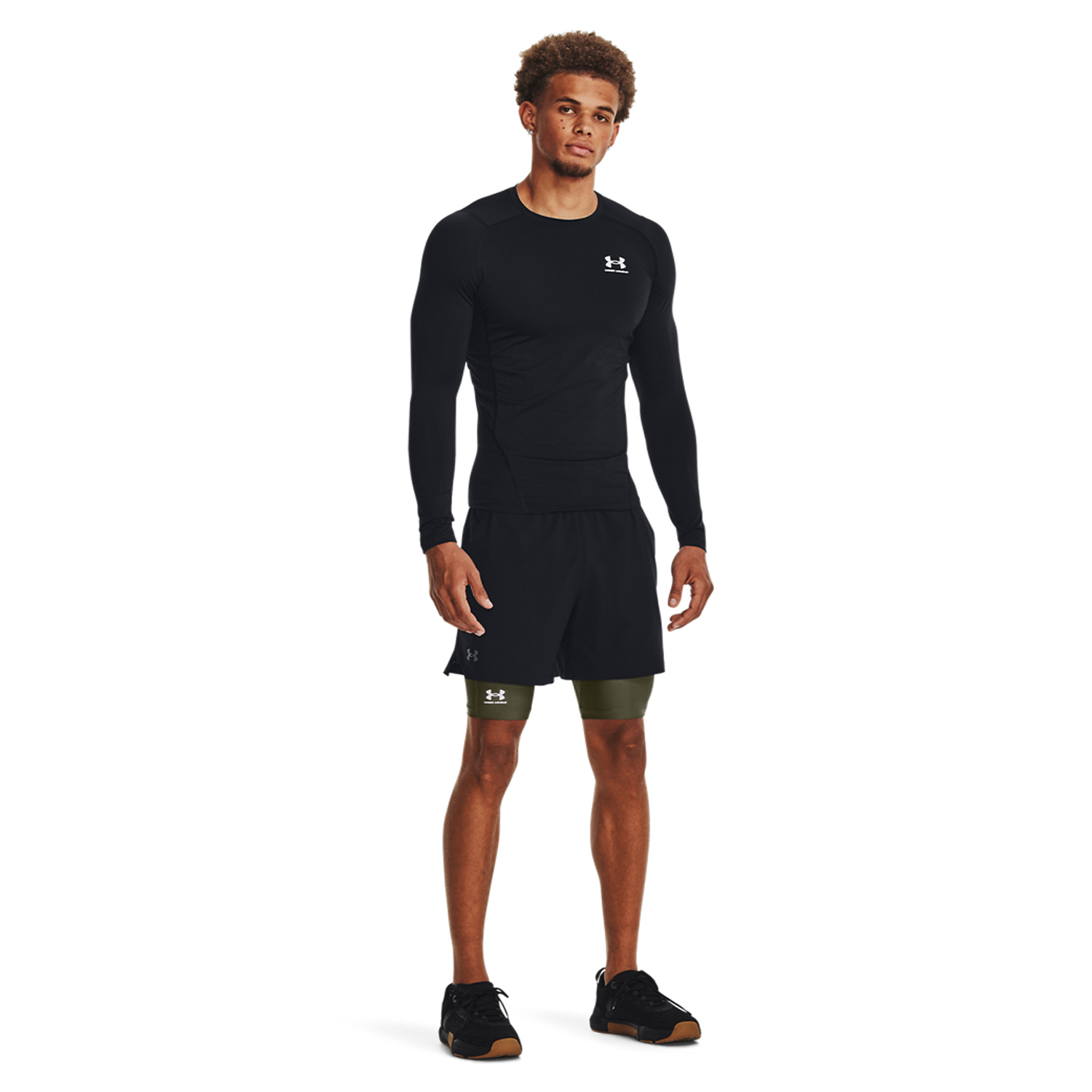 Under Armour Pro Men's Training Long Tights - Marine Od Green