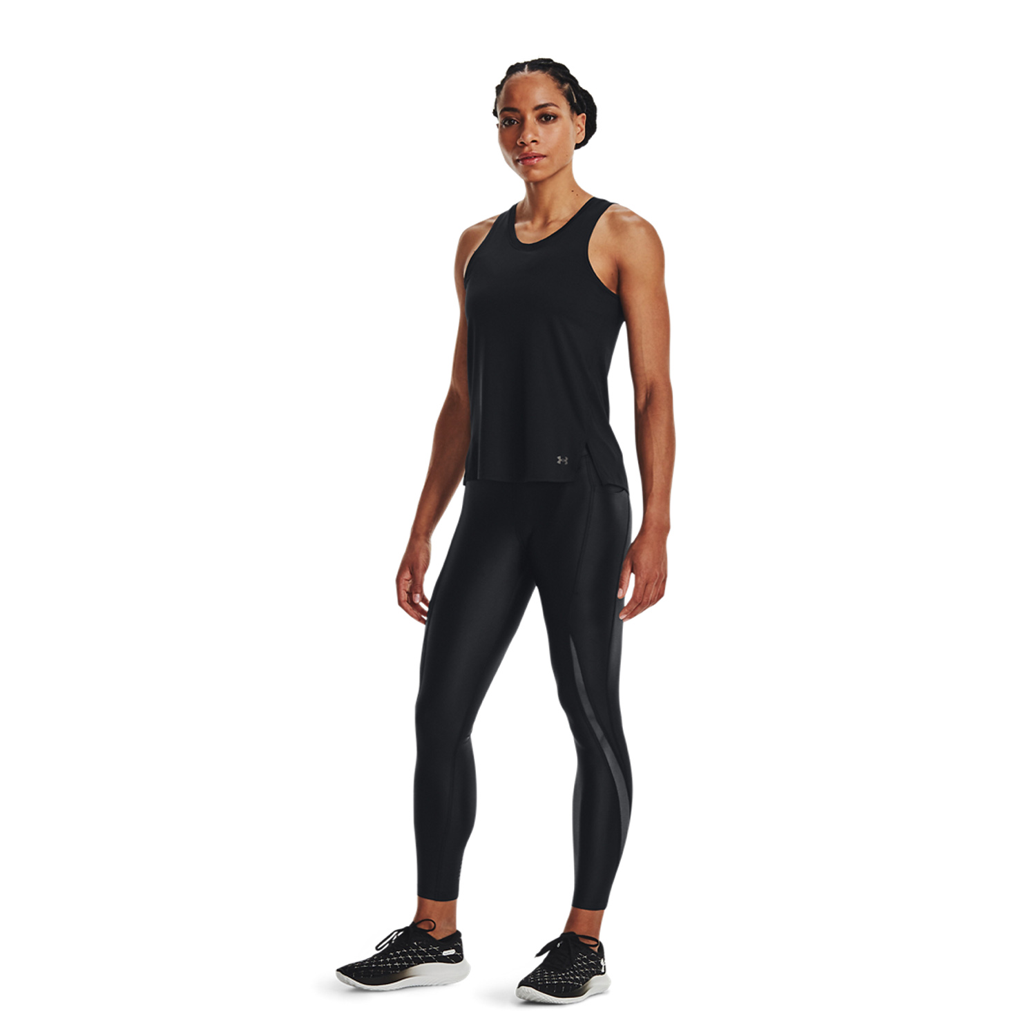 Under Armour Iso-Chill Laser Tank - Black/Reflective