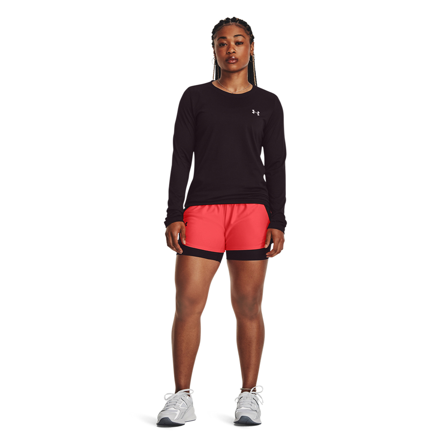 Under Armour Play Up 2 in 1 3in Shorts - Beta/Reflective