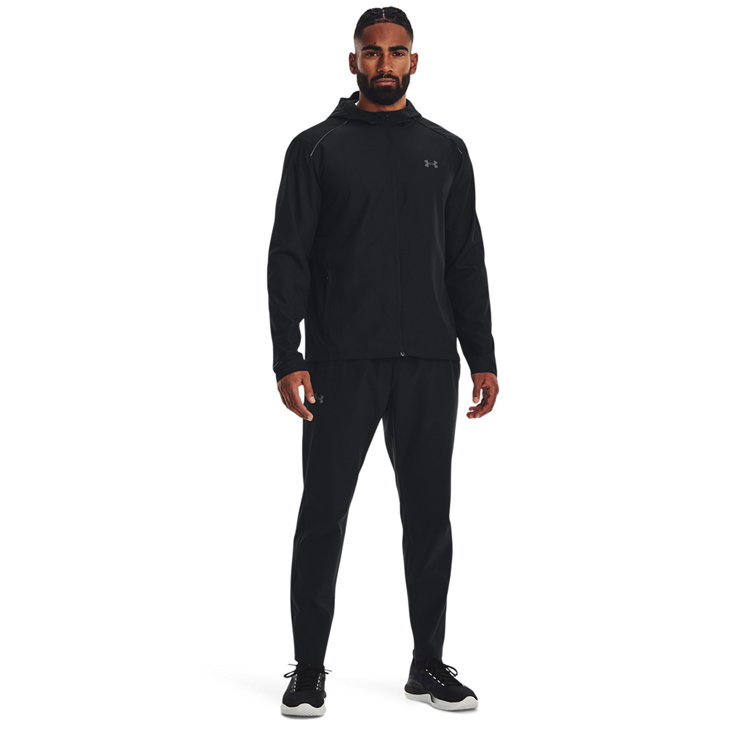 Under Armour Storm Run Chaqueta - Black/Jet Gray