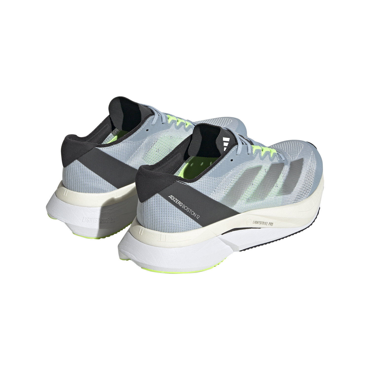 adidas adizero Boston 12 - Wonder Blu/Silver Metallic/Lucid Lemon