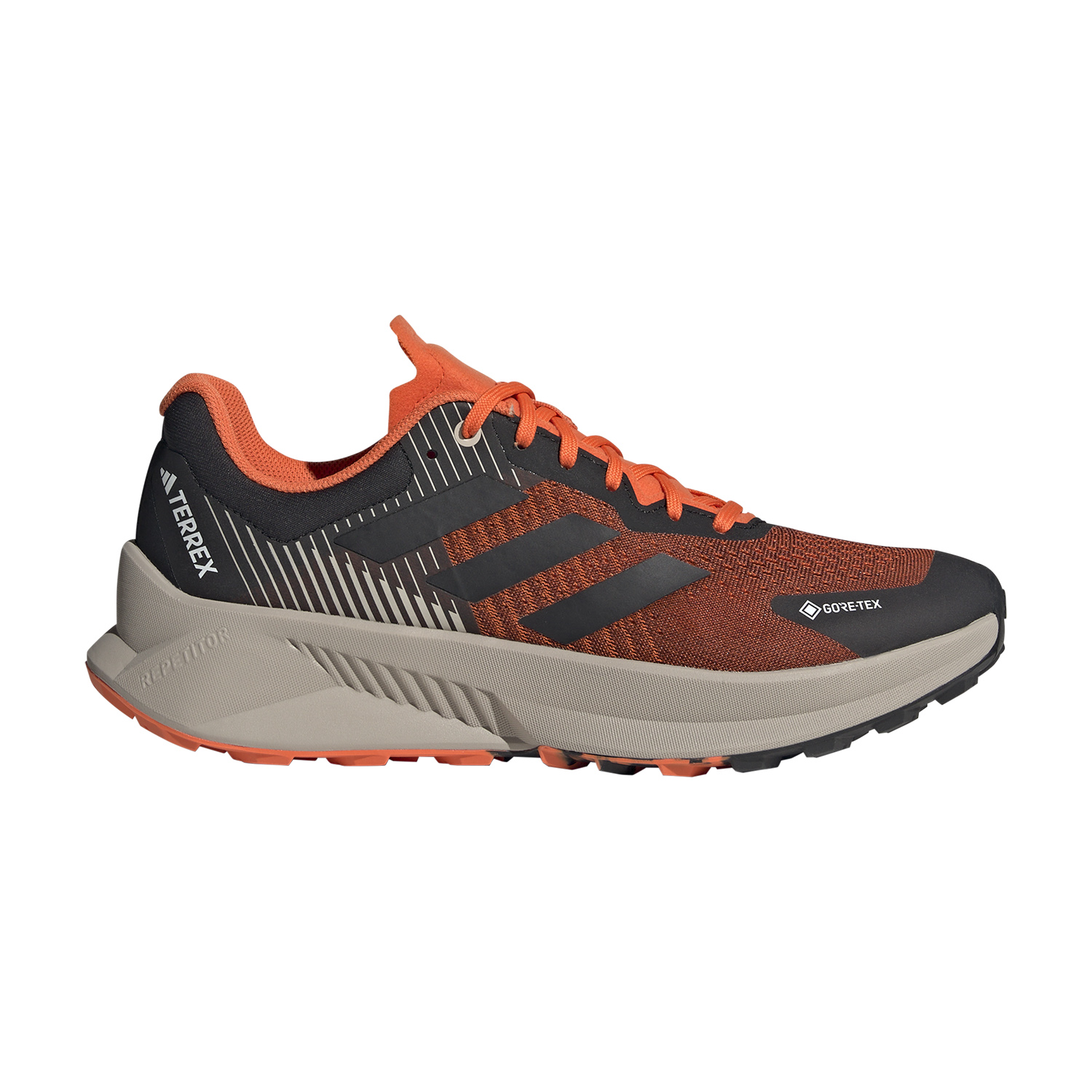 adidas Terrex Soulstride Flow GTX - Core Black/Semi Impact Orange