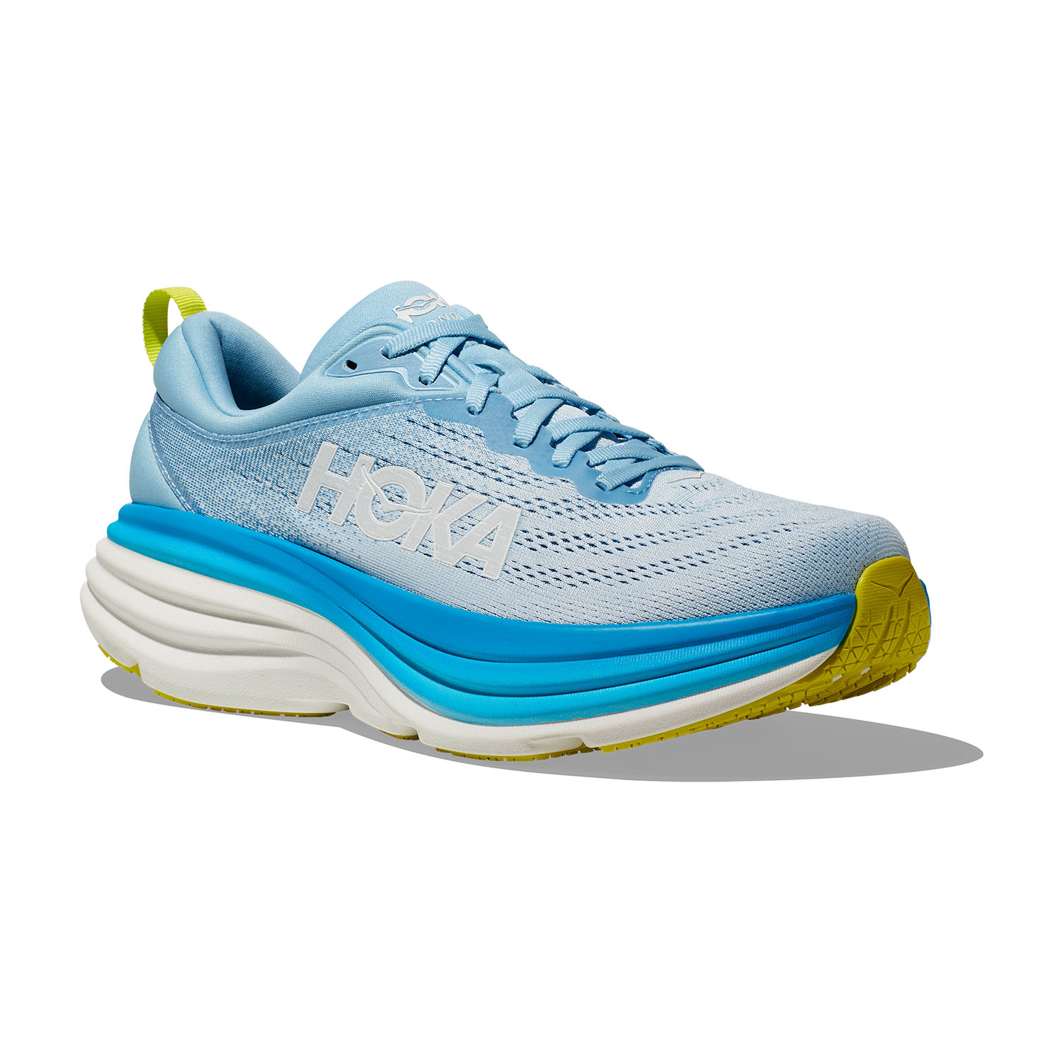 Hoka Bondi 8 Wide Men's Running Shoes - Airy Blue