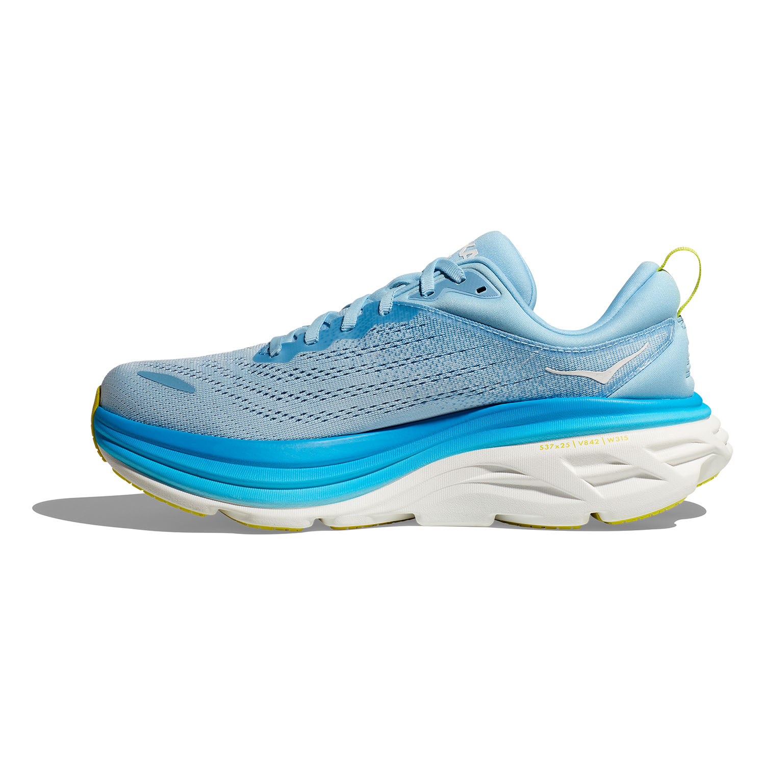 Hoka Bondi 8 Wide Men's Running Shoes - Airy Blue