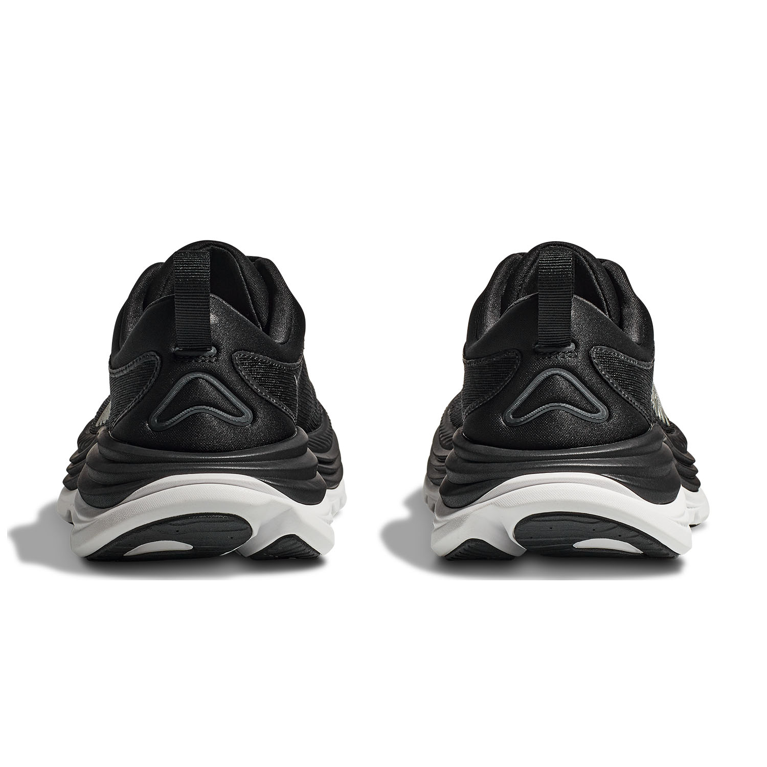 Hoka One One Gaviota 5 Wide Men's Running Shoes - Black/White