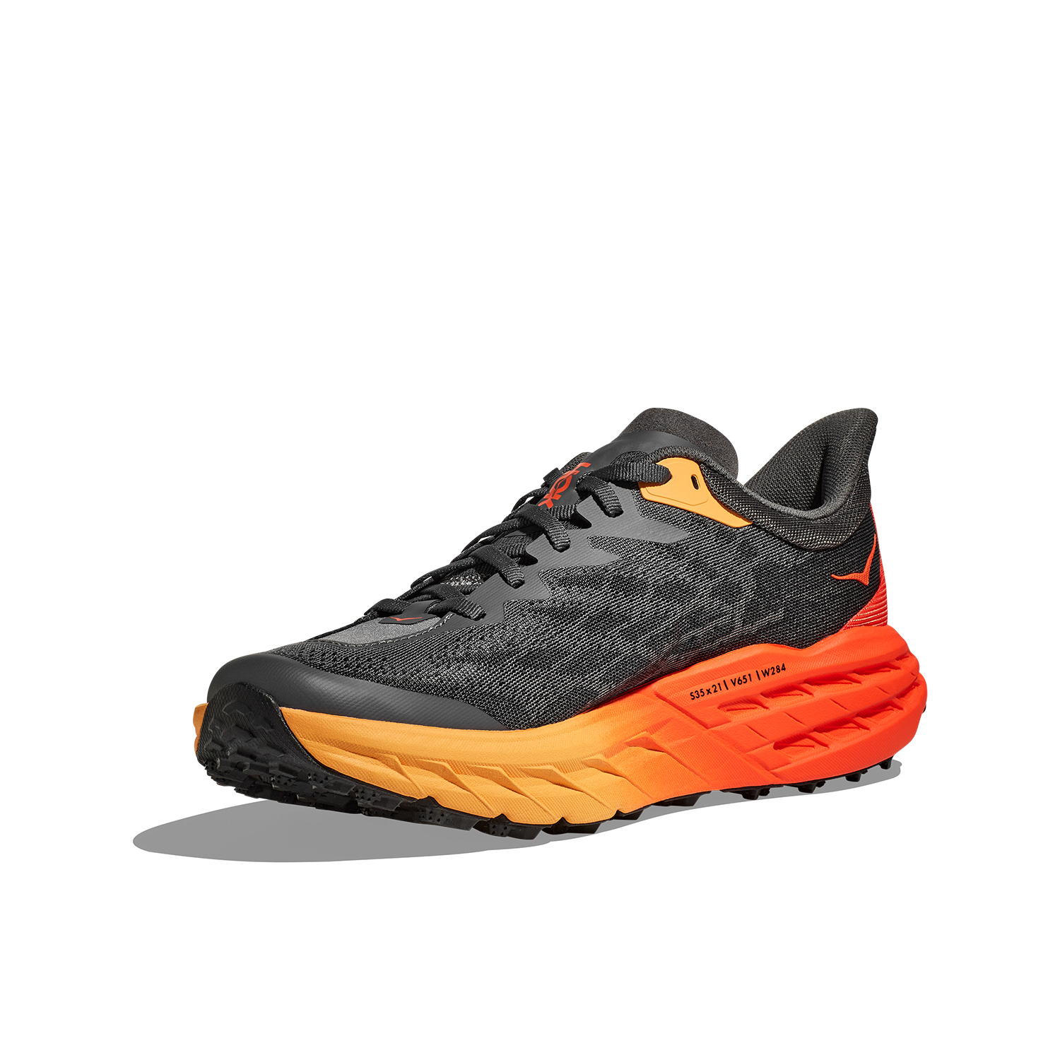 Hoka Speedgoat 5 Wide - Castlerock/Flame