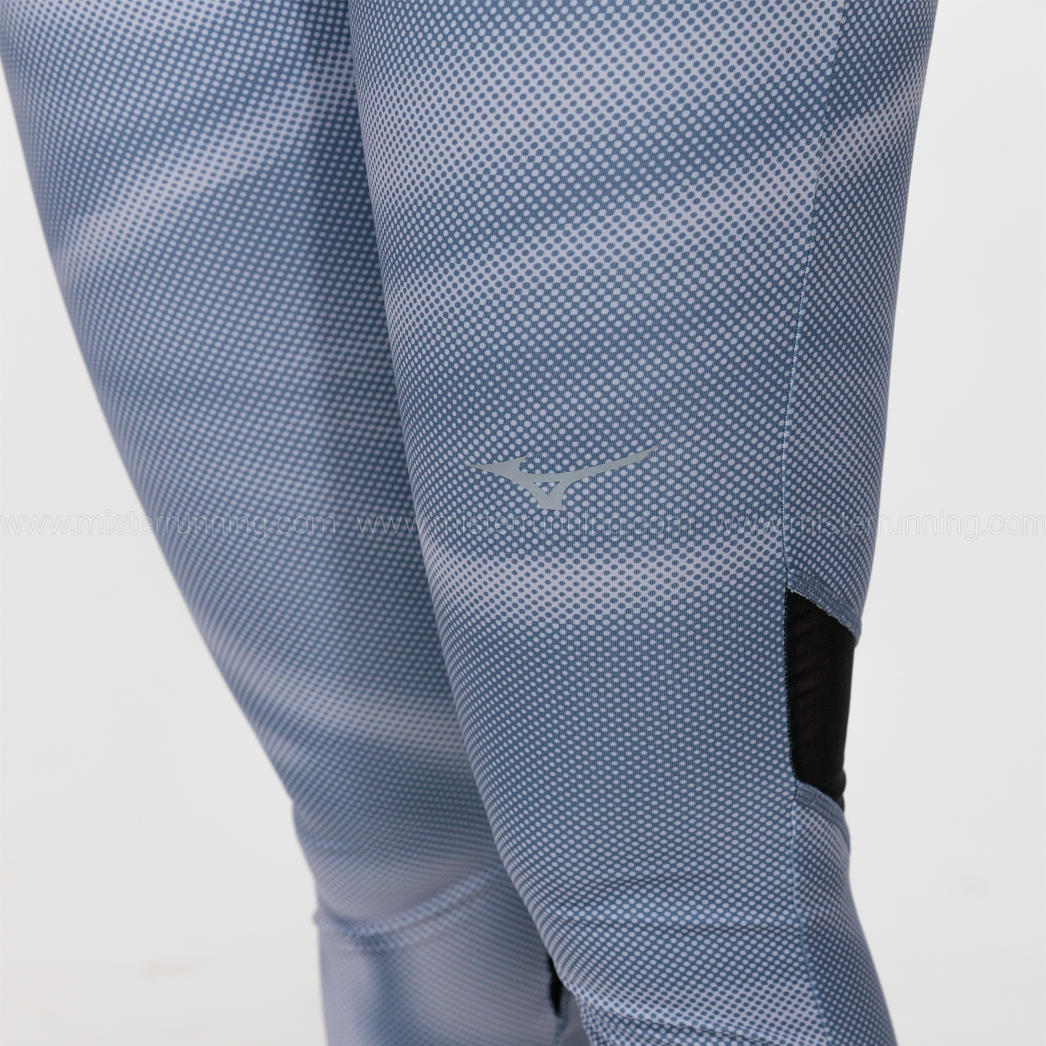 Mizuno Printed Tights - Nightshadow Blue