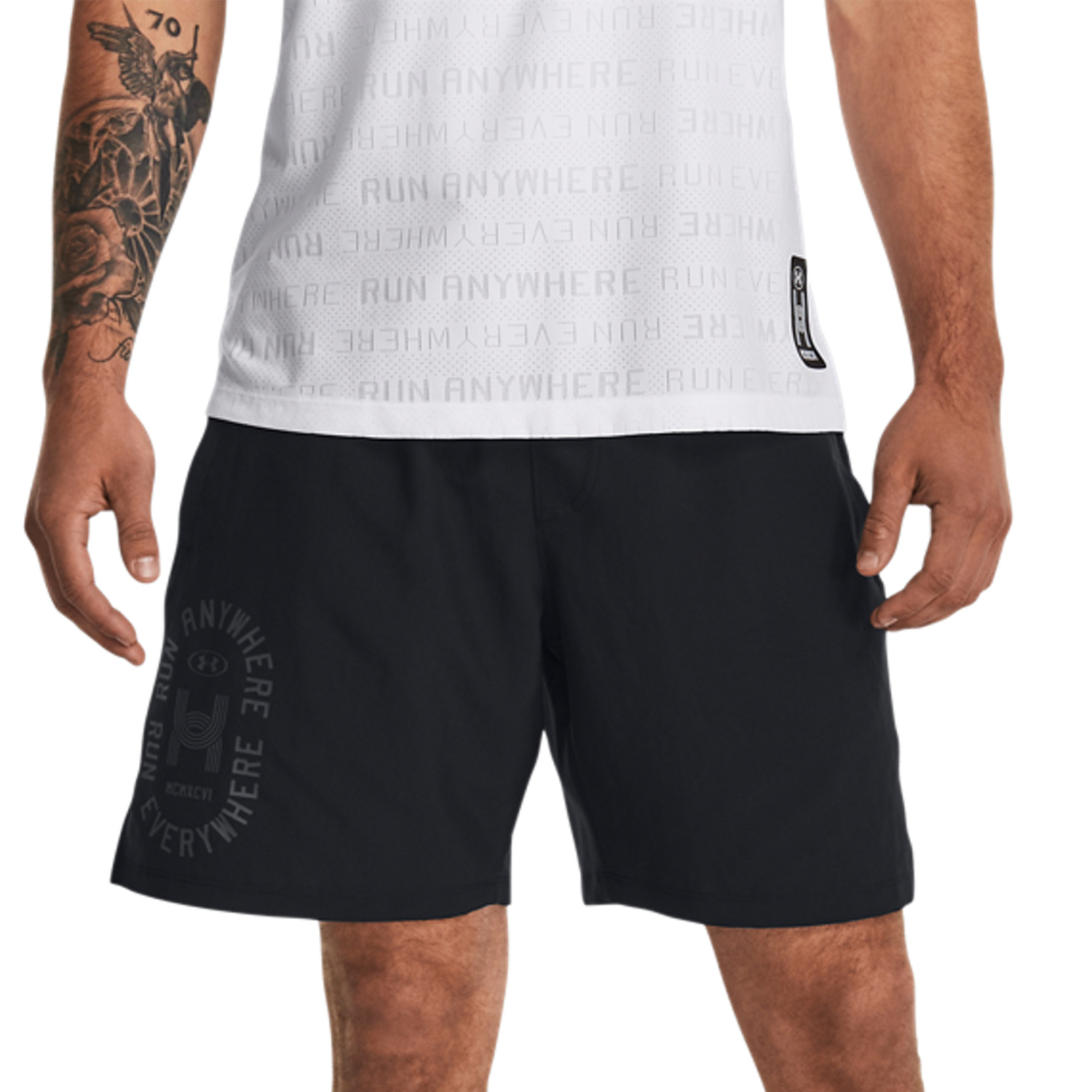 Under Armour Run Everywhere 2 in 1 7in Shorts - Black