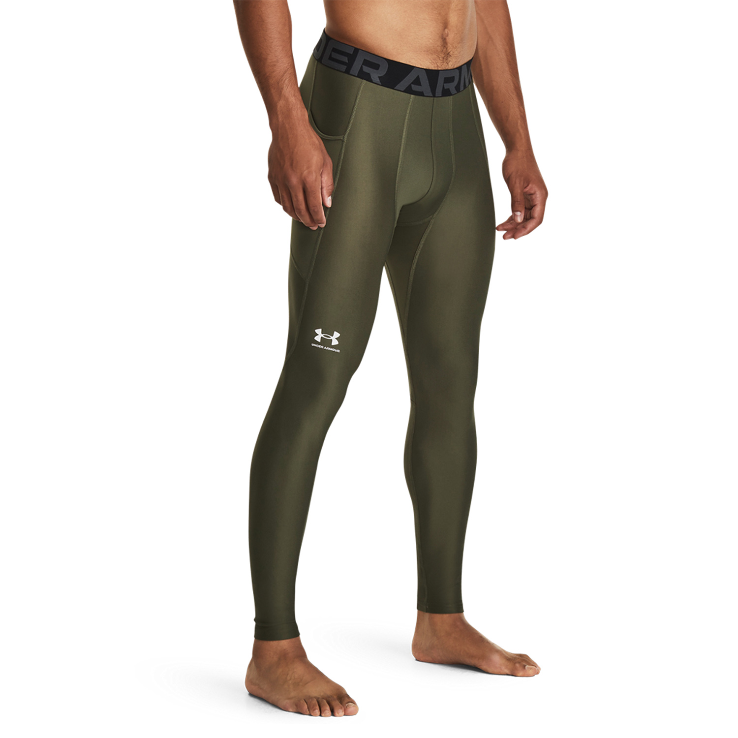 Under Armour HeatGear Calzamaglia - Marine Od Green/Black