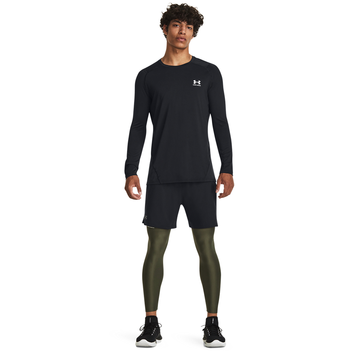 Under Armour HeatGear Mallas - Marine Od Green/Black