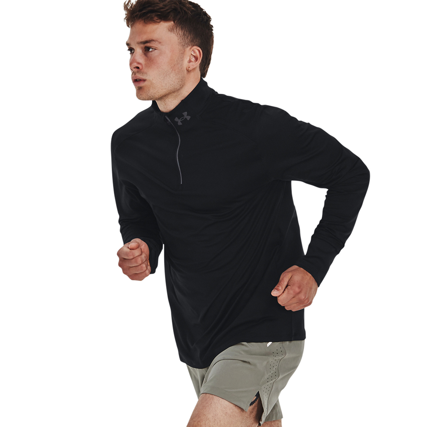 Under Armour Qualifier Run 2.0 Shirt - Black