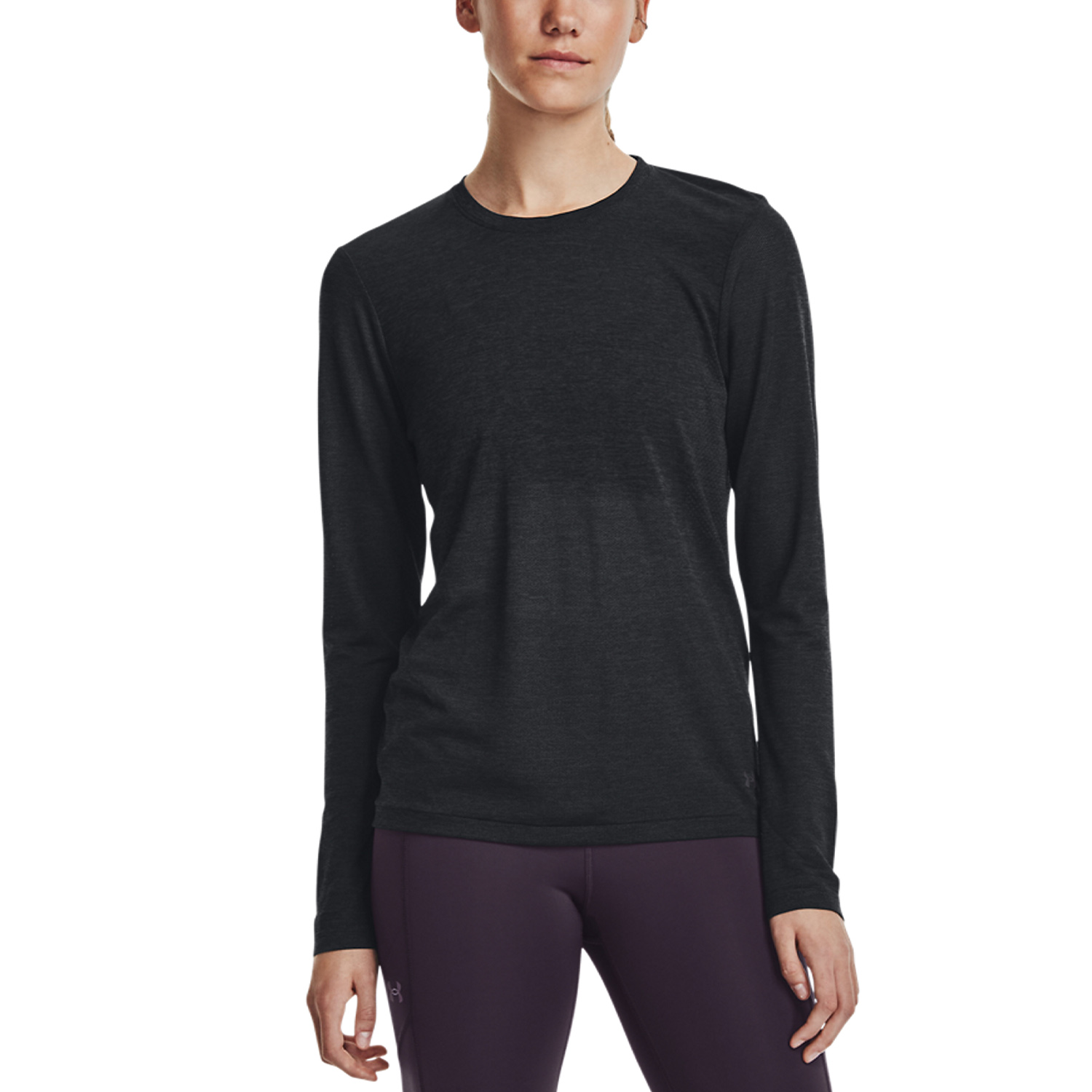 Under Armour Seamless Stride Maglia - Black/Reflective