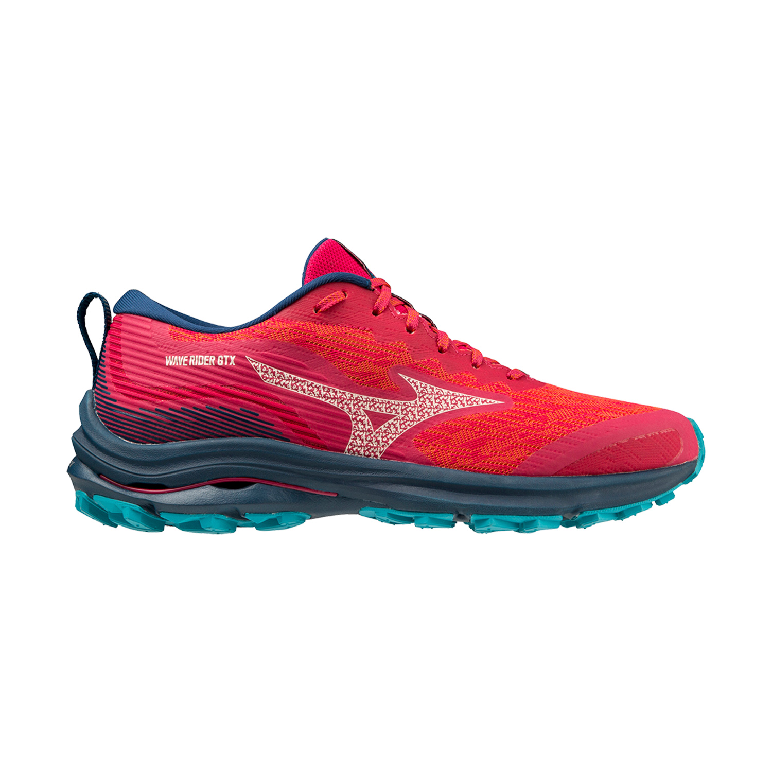 Mizuno Wave Rider GTX - Jazzy/Blue Opal/Bluebird