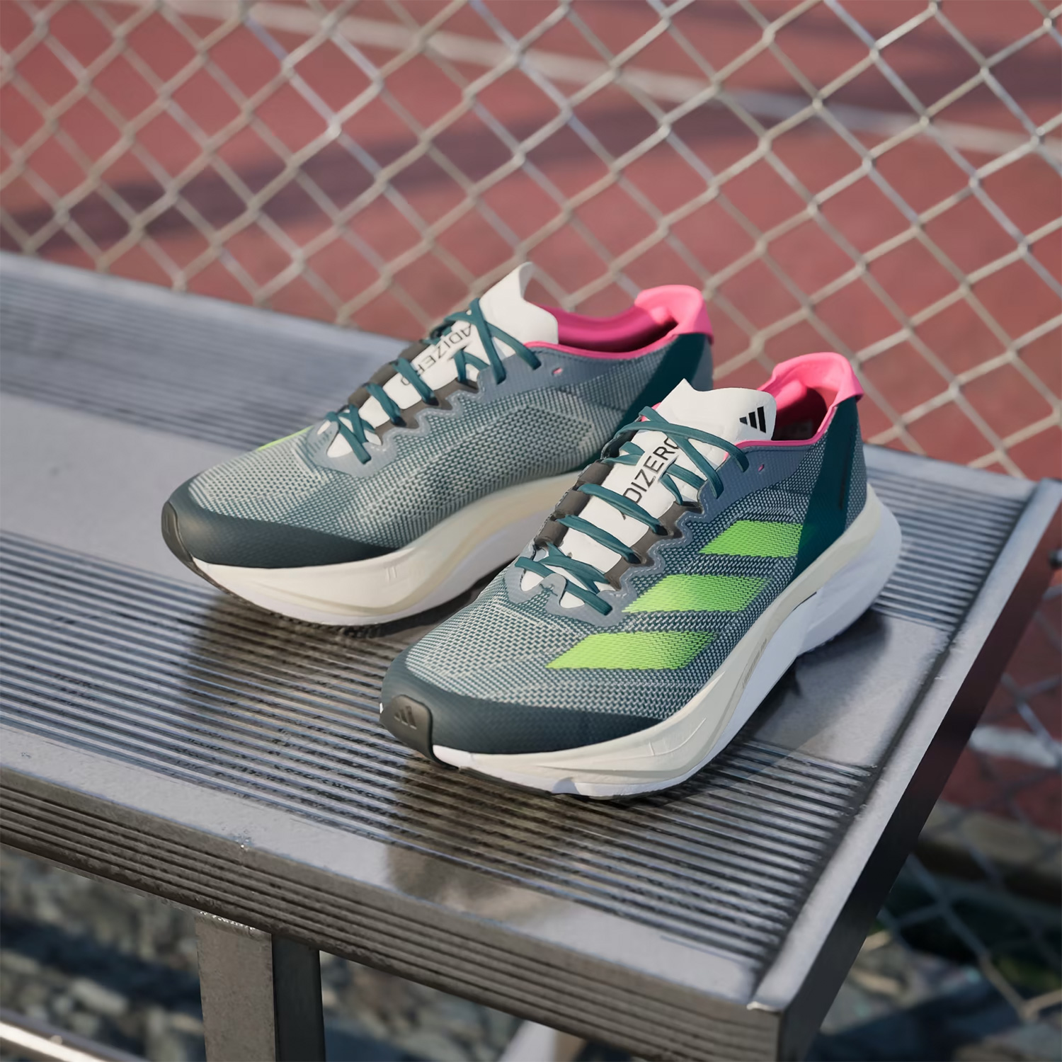adidas adizero Boston 12 - Arctic Night/Lucid Lemon/Carbon