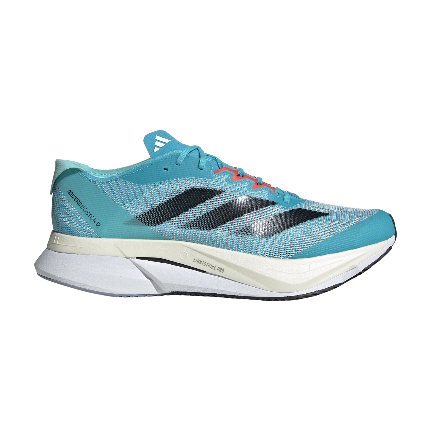 adidas adizero Boston 12 Men's Running Shoes - Lucid Cyan