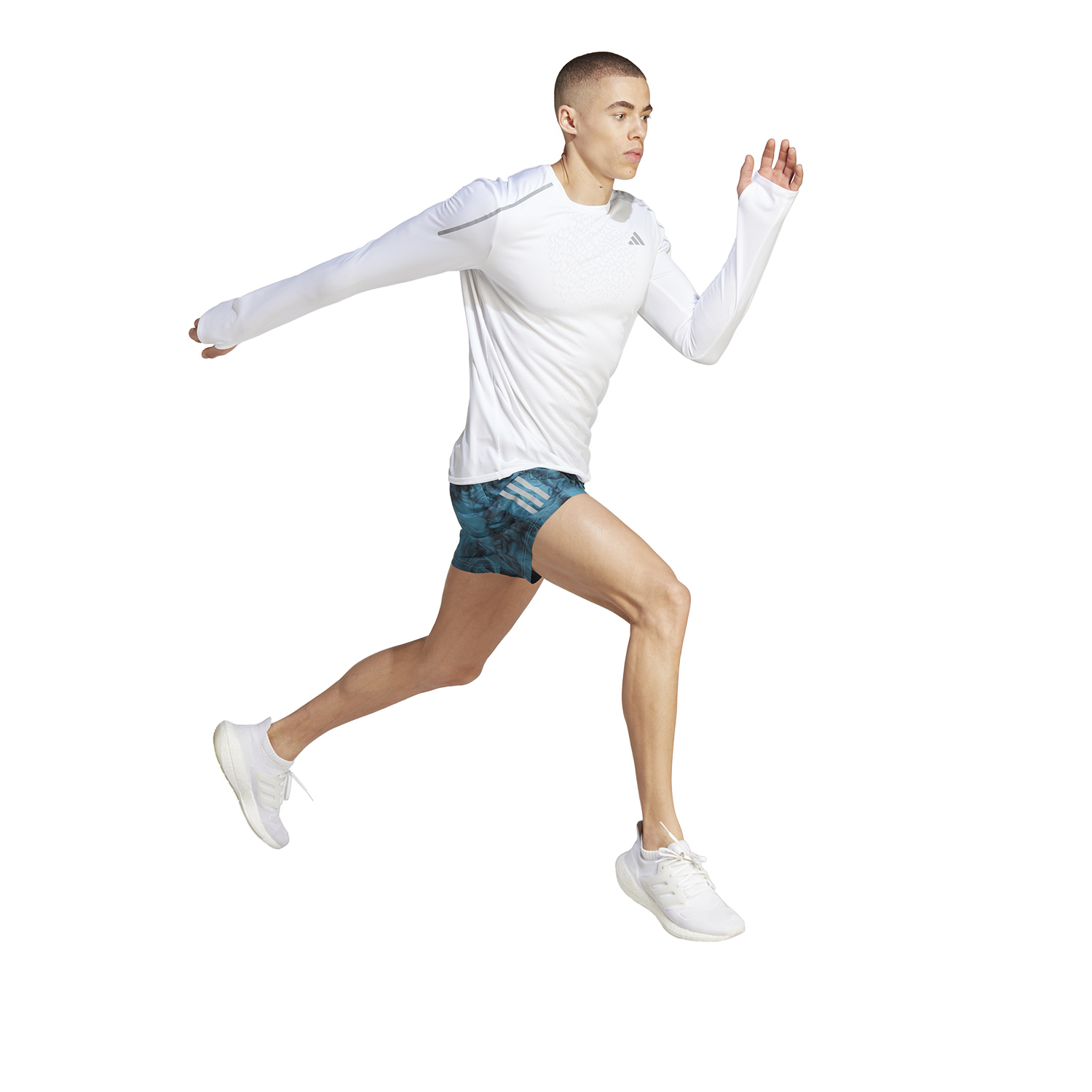 adidas Own The Run 5in Shorts - Arctic Fusion/Black