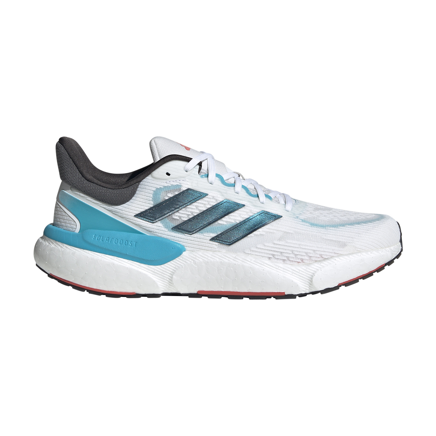 adidas Solar Boost 5 - Cloud White/Core Black/Lucid Cyan