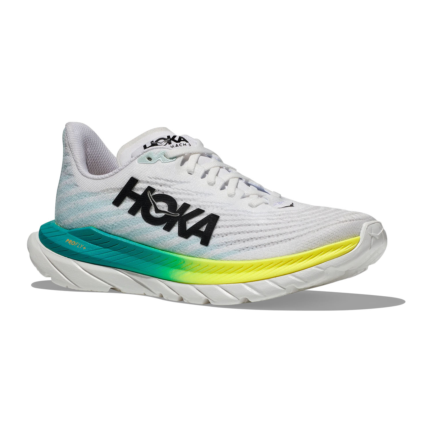 Hoka One One Mach 5 - White/Blue Glass