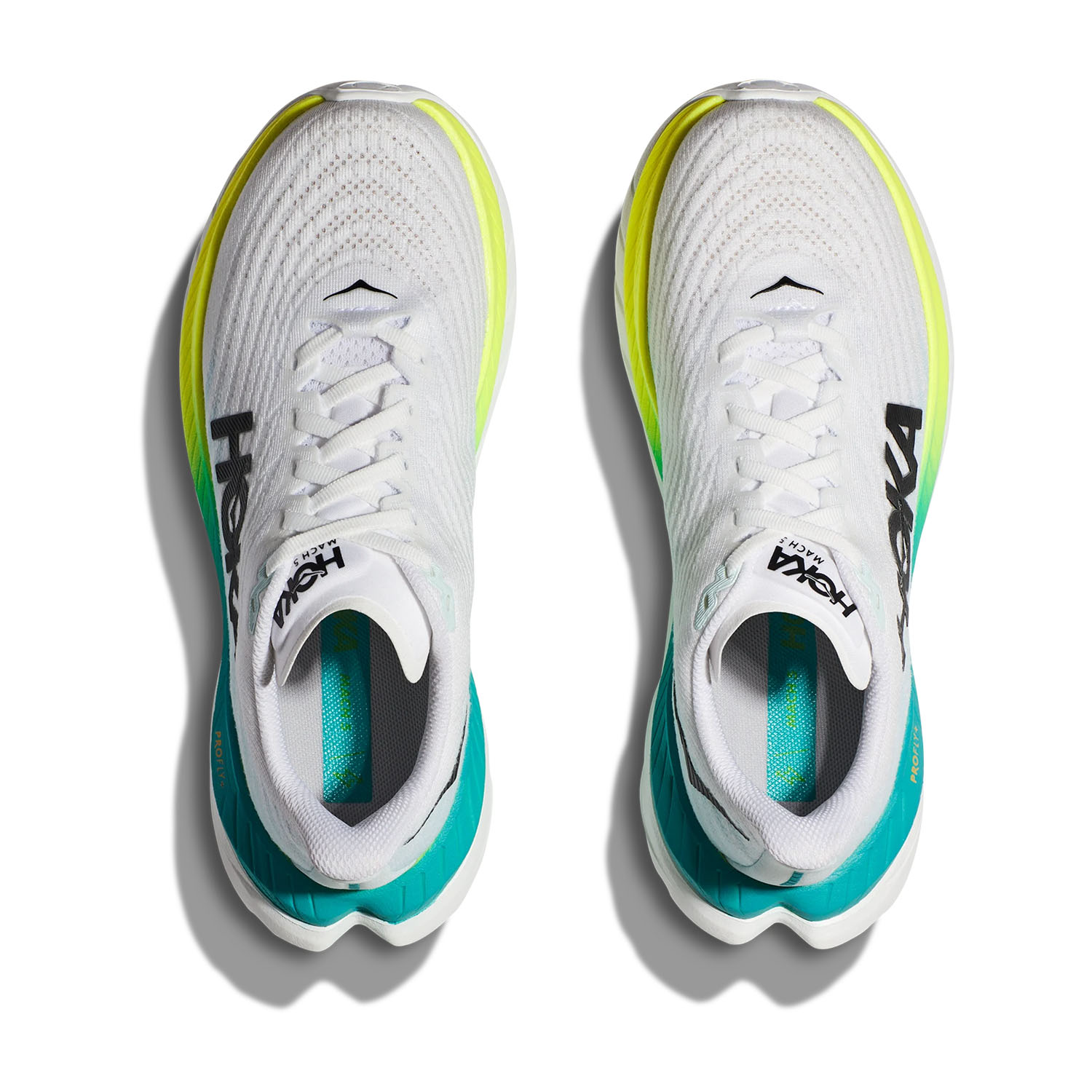 Hoka One One Mach 5 - White/Blue Glass