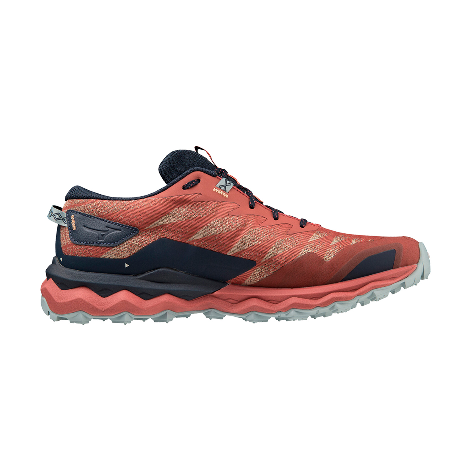 Mizuno Wave Daichi 7 - Mineral Red/Dress Blues/Tourmaline