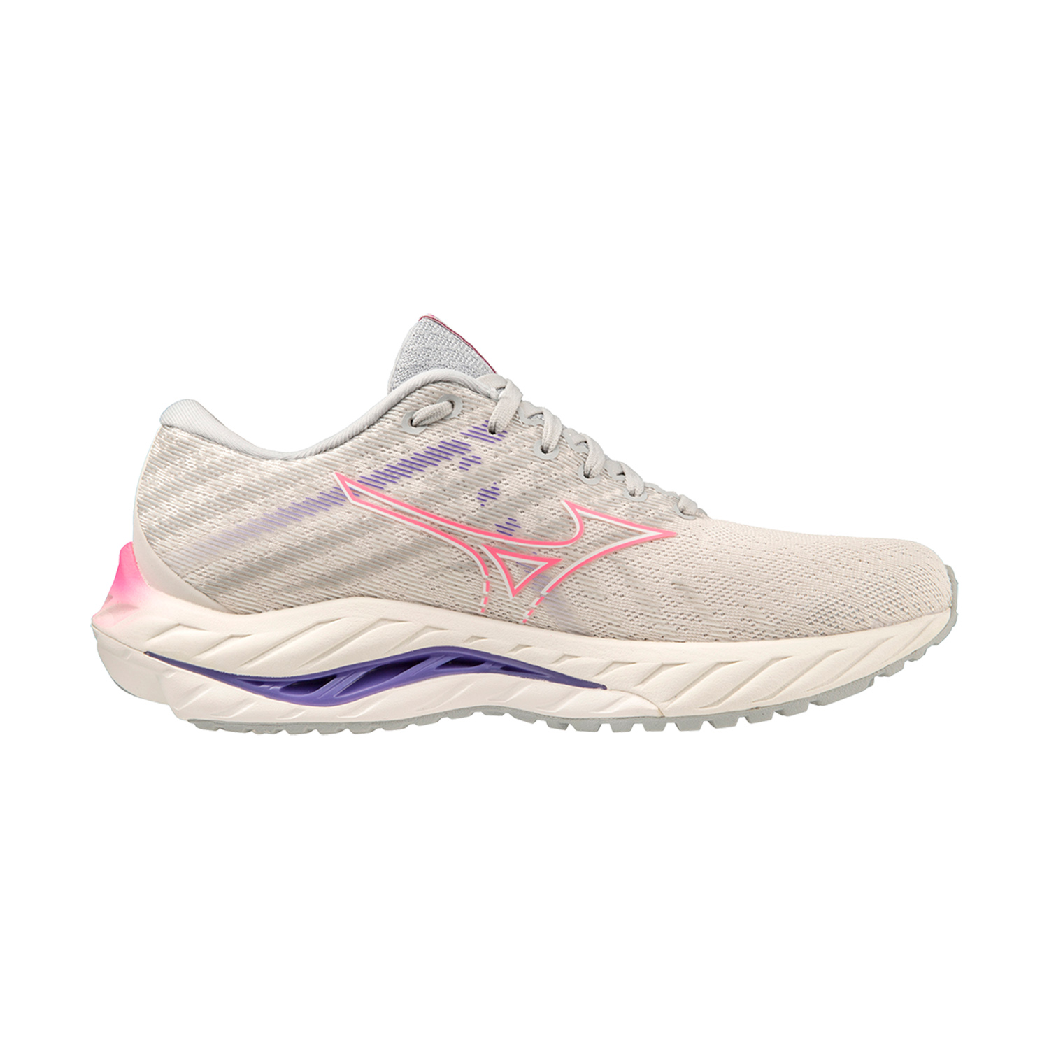 Zapatillas Mizuno Wave Inspire 17 Rosa Blanco Mujer