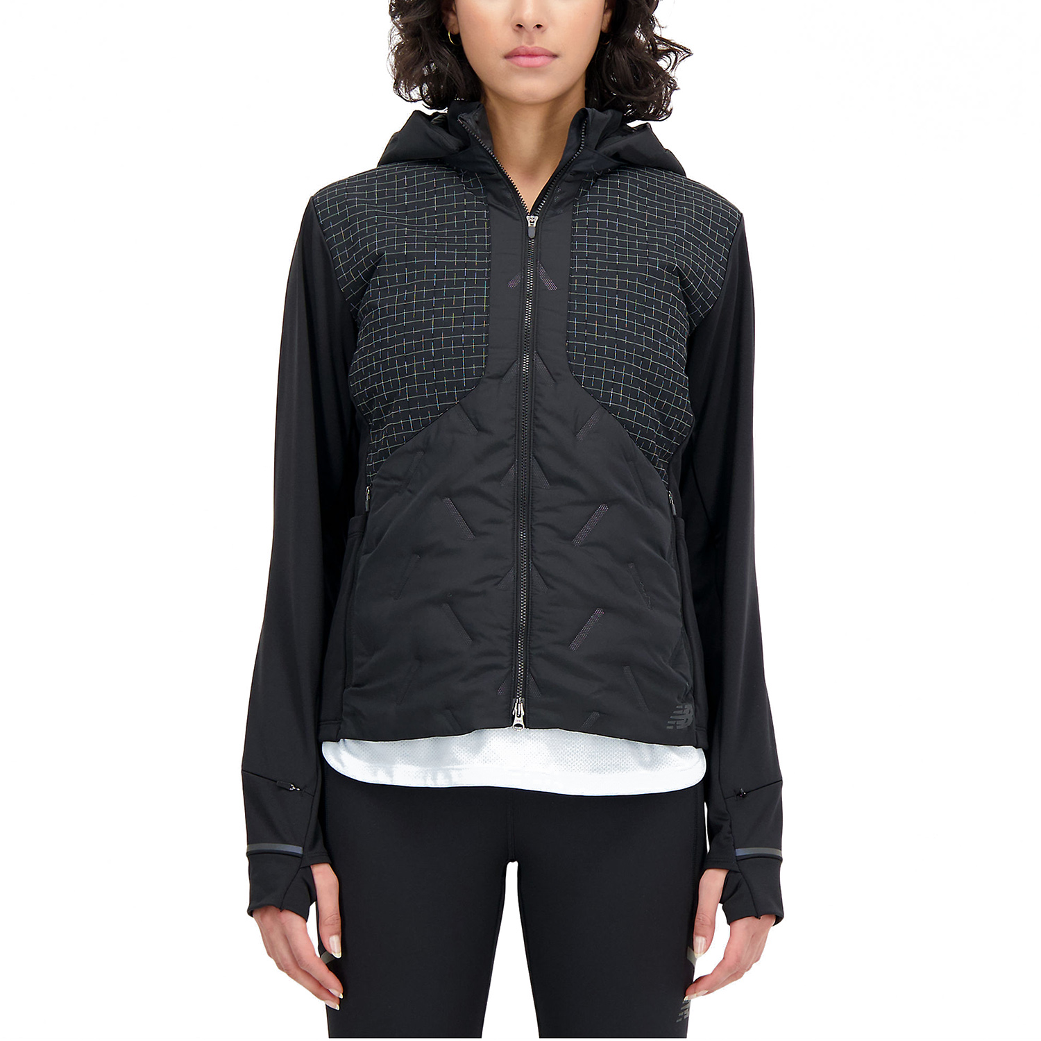 New Balance Impact Run Luminous Heat Jacket - Black