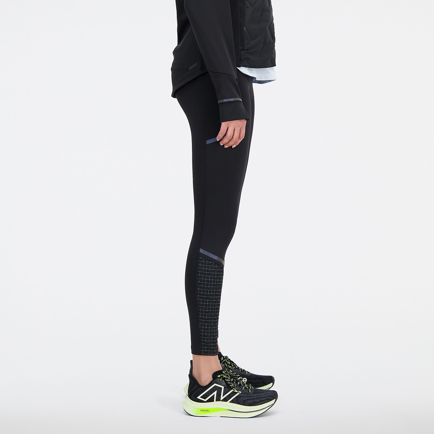 New Balance Impact Run Luminous Heat Tights - Black