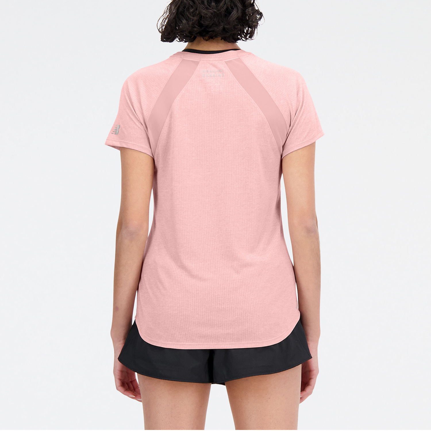 New Balance Printed Impact Camiseta - Pink Moon Heather