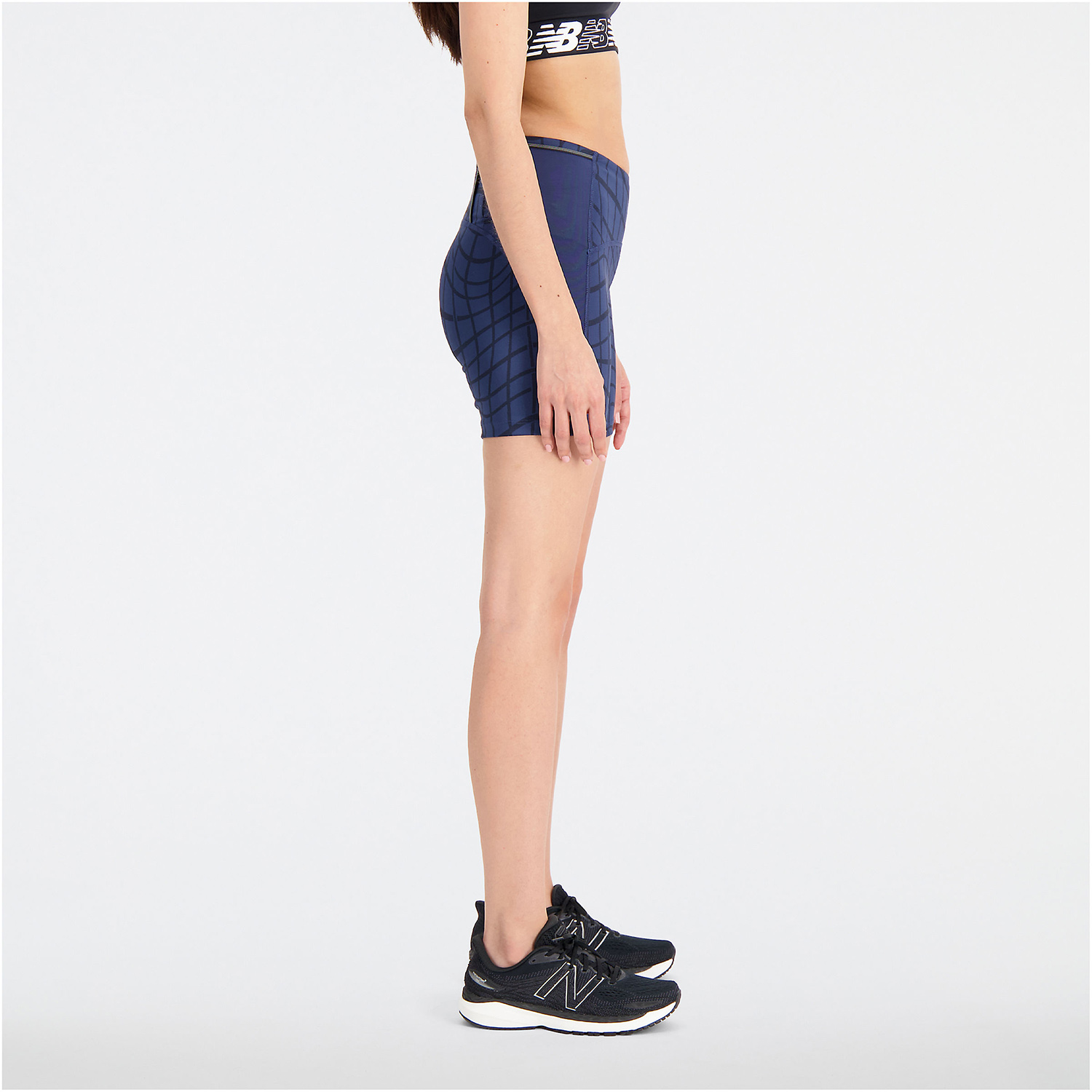 New Balance Printed Impact 6in Pantaloncini - Navy