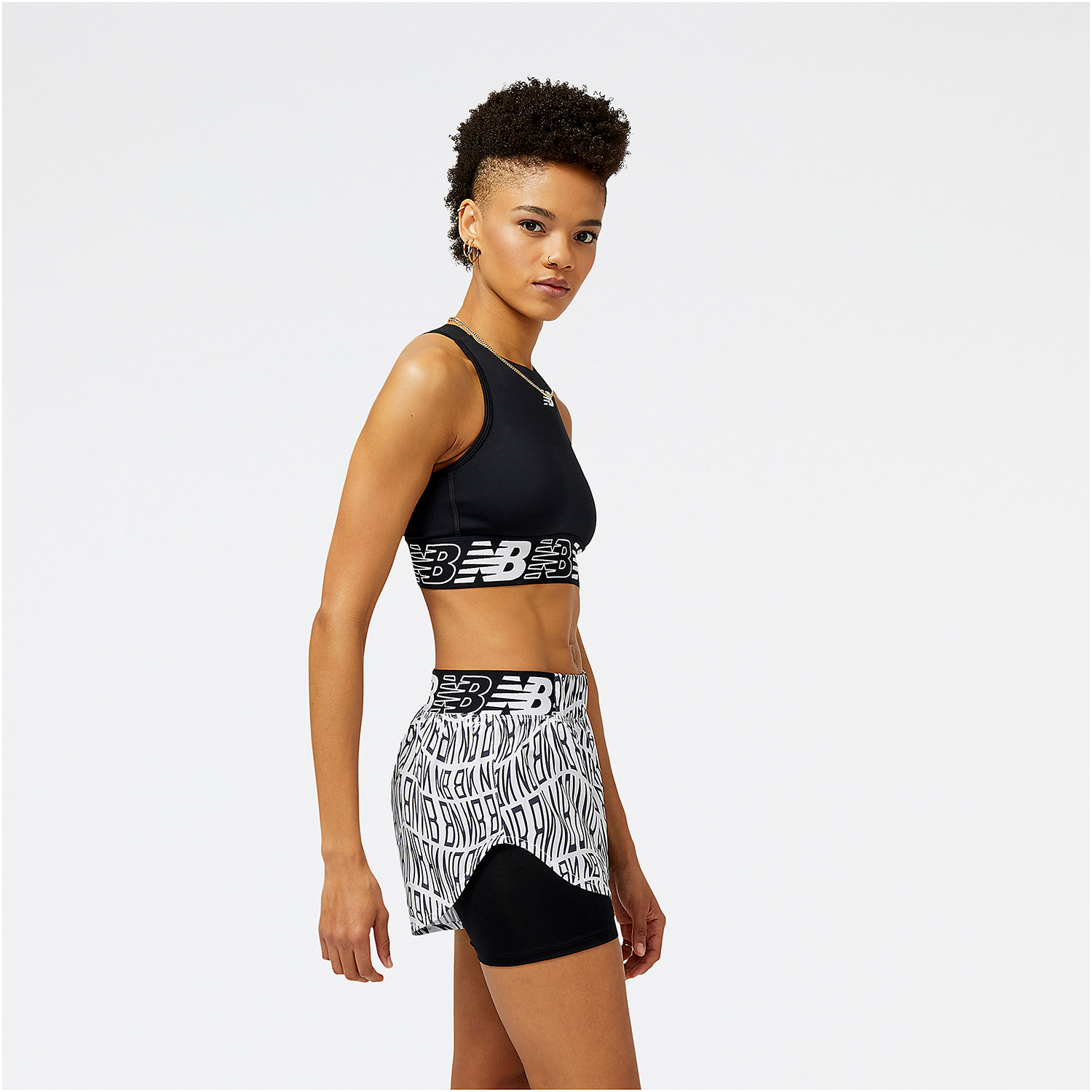 New Balance Sleek Pace Sports Bra - NB Navy