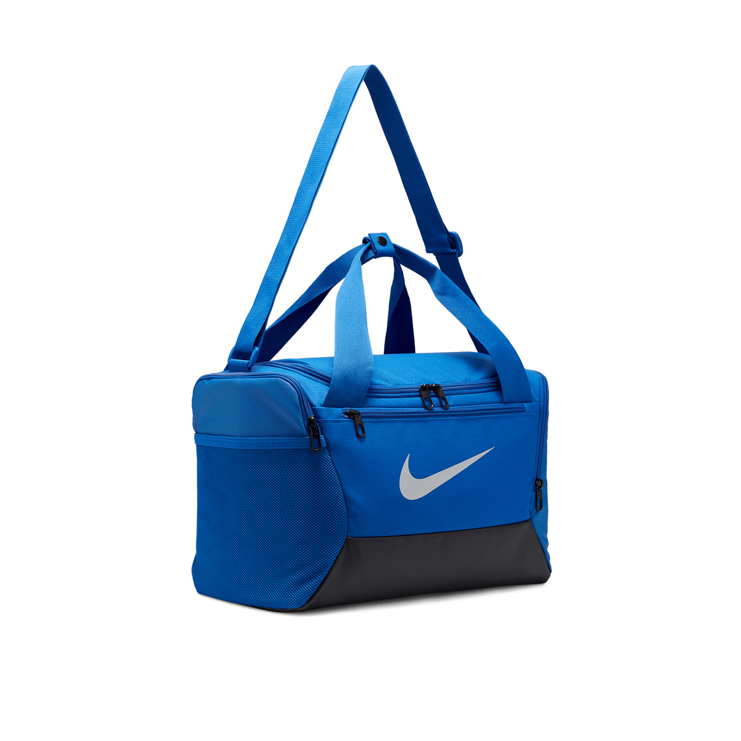 Nike Brasilia 9.5 Mini Duffle - Game Royal/Black/Metallic Silver