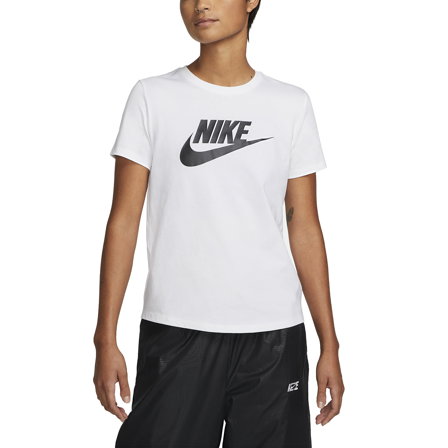 Nike Club Essentials Camiseta - White/Black