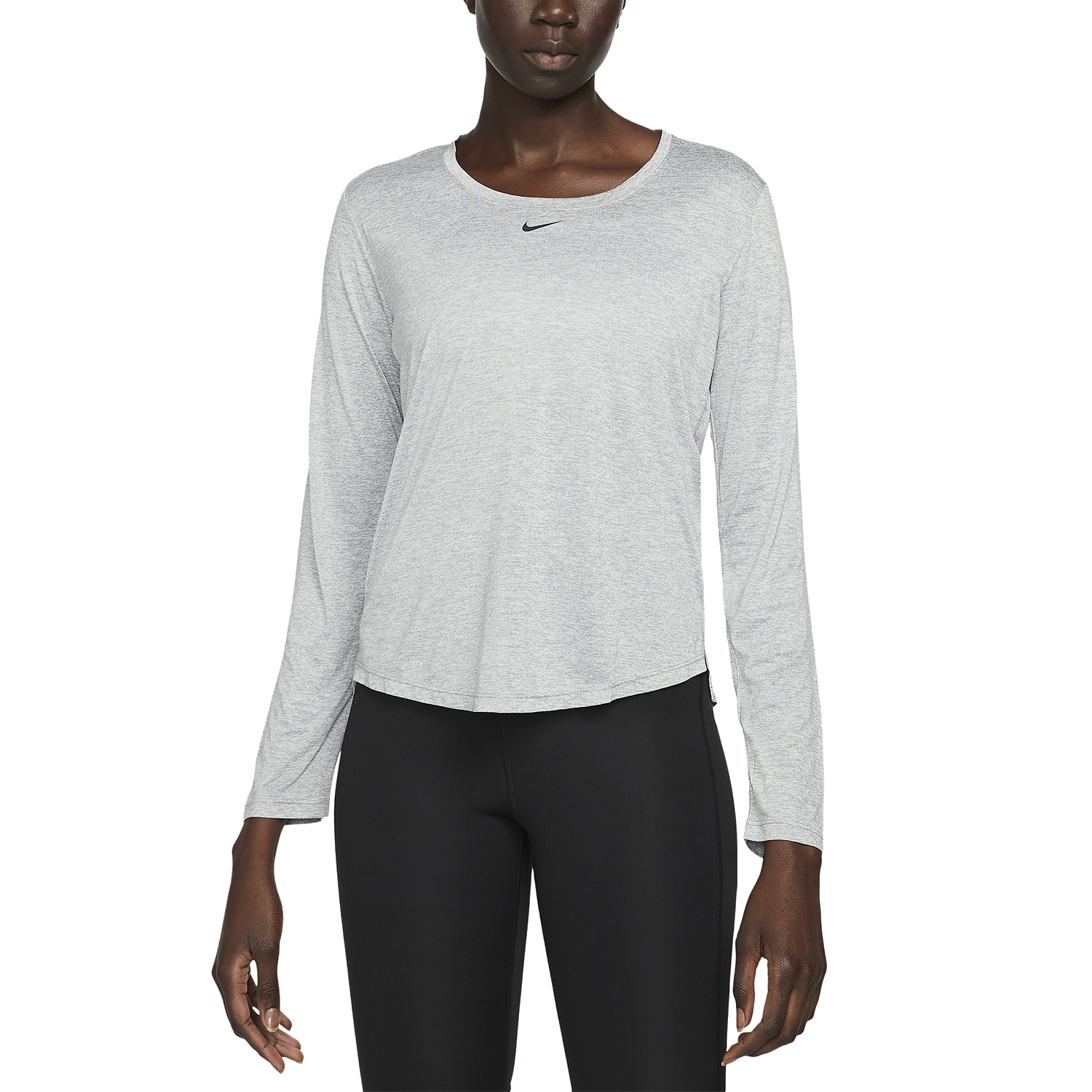 Nike Dri-FIT One Camisa - Particle Grey/Heater/Black
