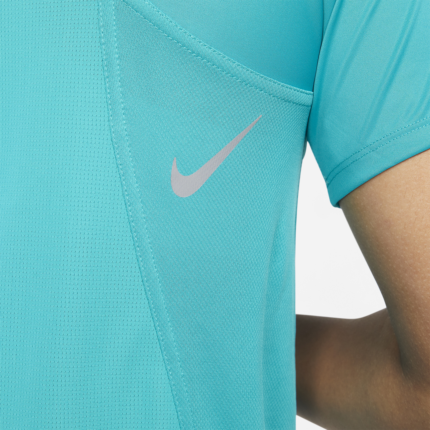 Nike Dri-FIT Race Camiseta - Rapid Teal/Reflective Silver