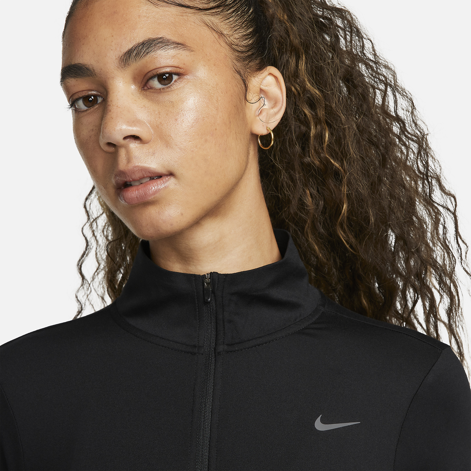 Nike Element Maglia - Black/Reflective Silver