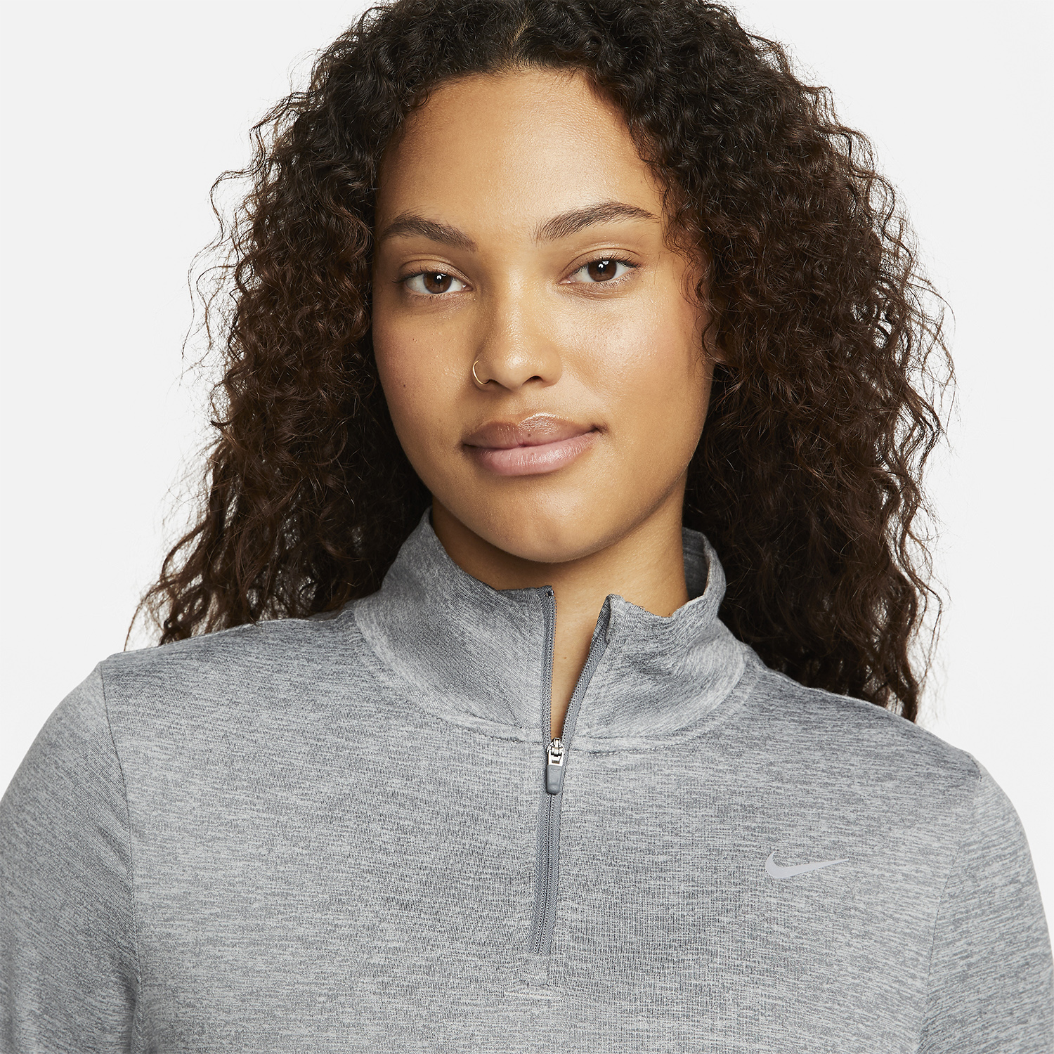 Nike Element Shirt - Smoke Grey/Light Smoke Grey/Reflective Silver