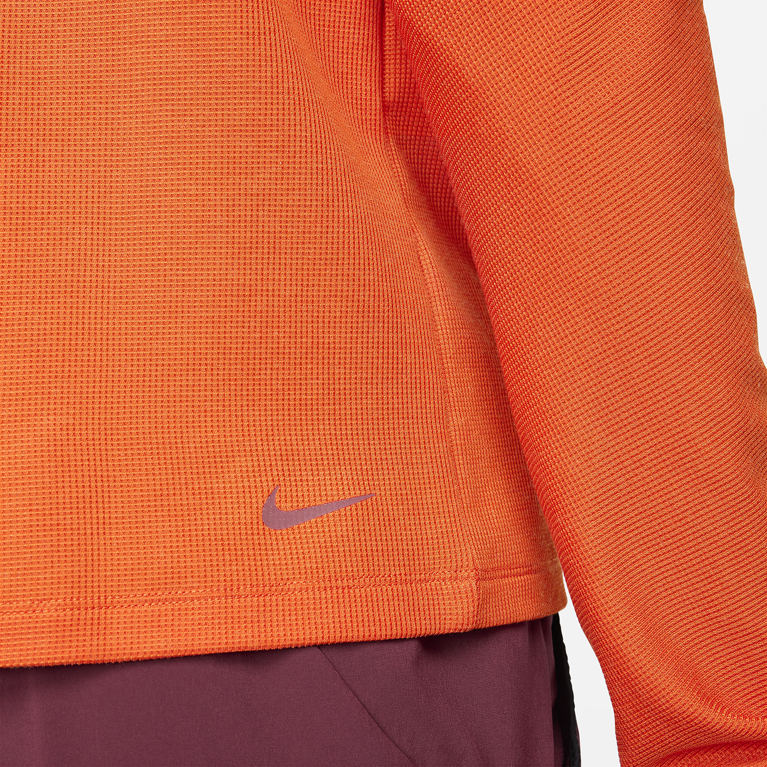 Nike Trail Dri-FIT Swoosh Shirt - Campfire Orange/Night Maroon