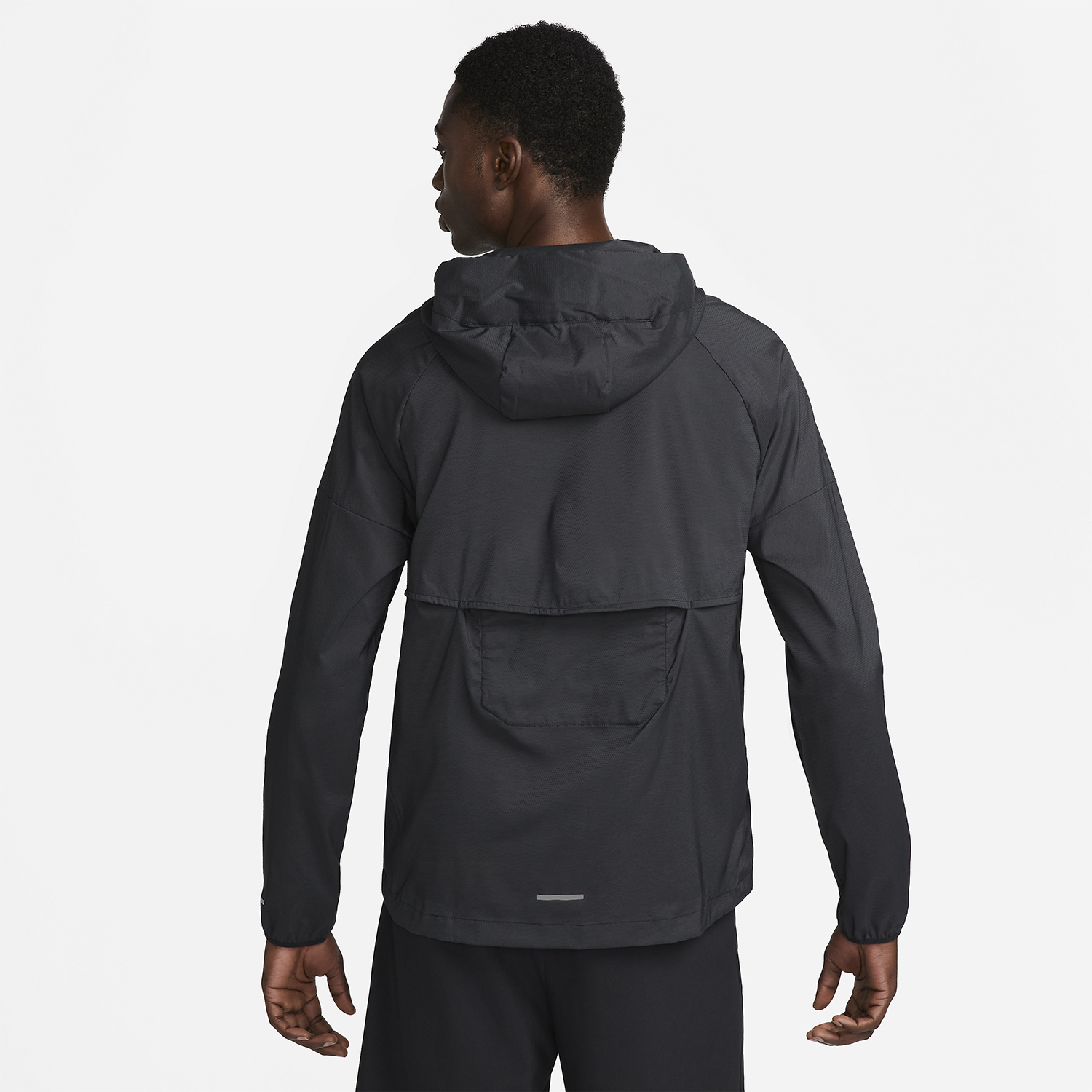 Nike Windrunner Men's Running Jacket - Black/Reflective Silver