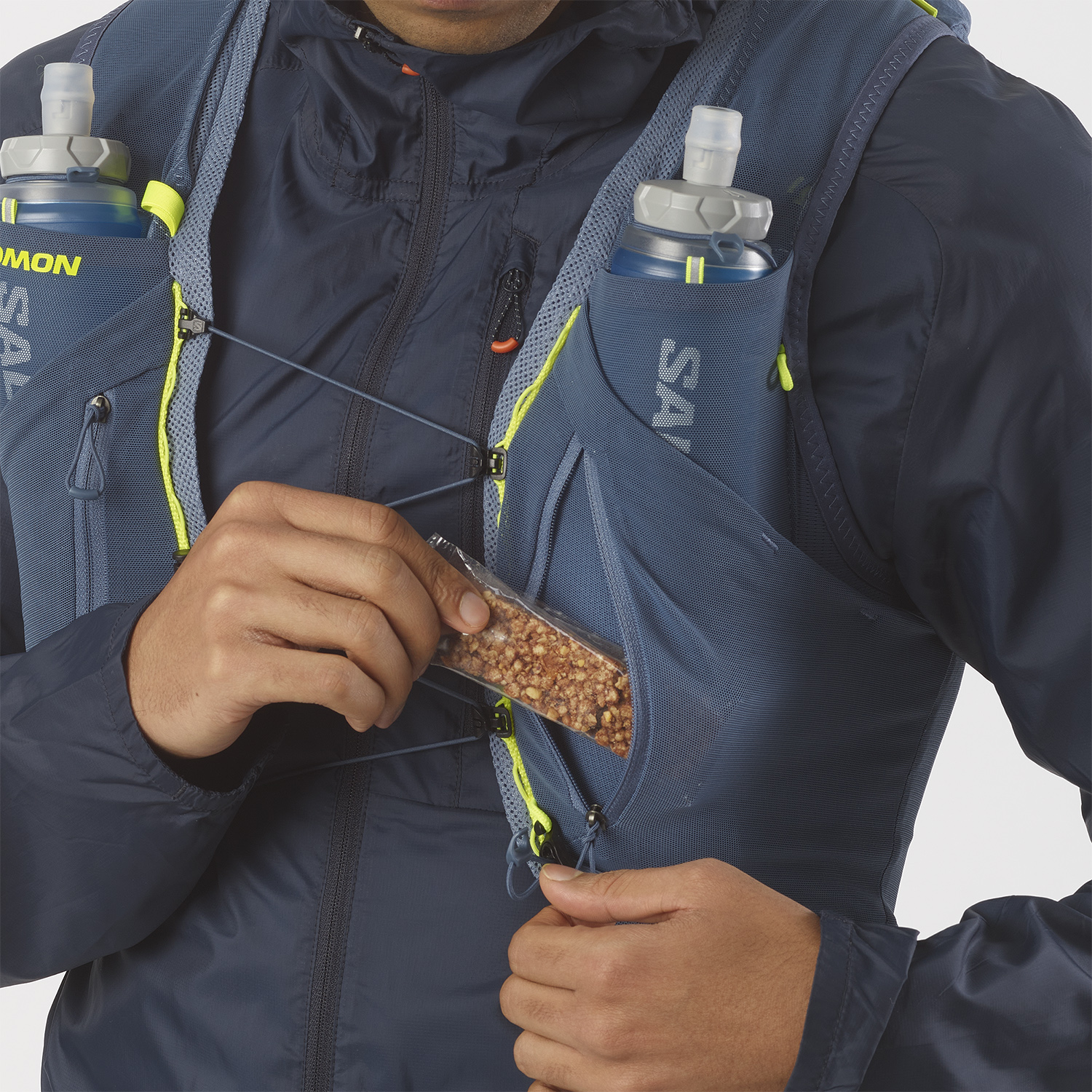 Salomon ADV Skin 12 Set Mochila - Bering Sea/Filnt Stone