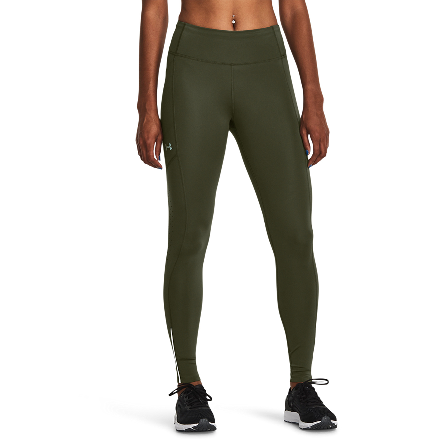 Under Armour Fly Fast 3.0 Tights - Marine Od Green/Black