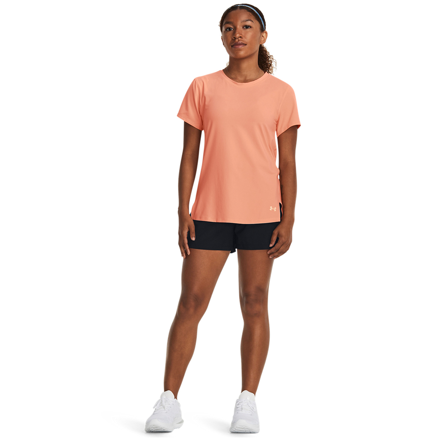 Under Armour Iso-Chill Laser T-Shirt - Bubble Peach/Reflective